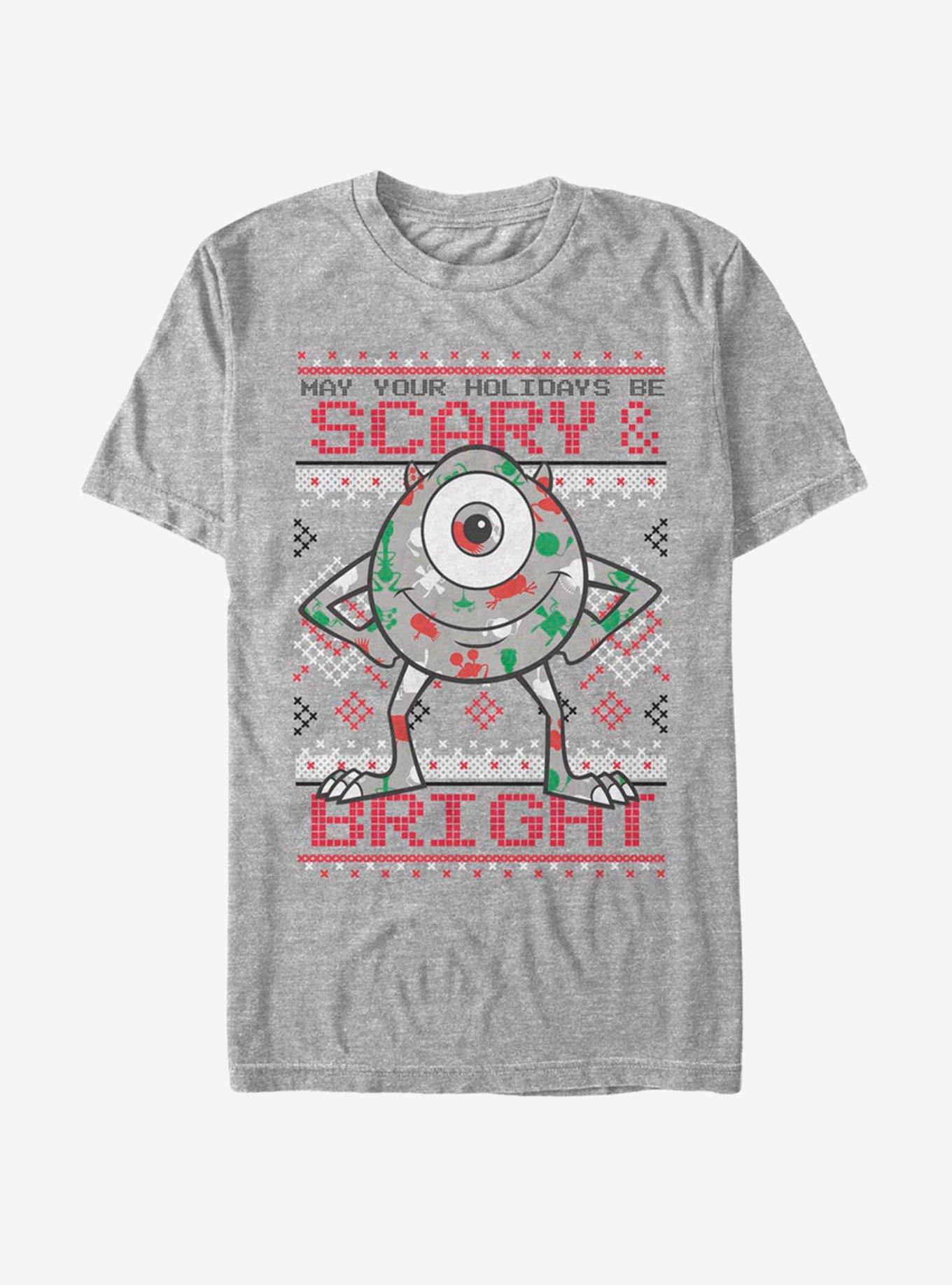 Disney Pixar Monsters University Eye Holiday T-Shirt, ATH HTR, hi-res