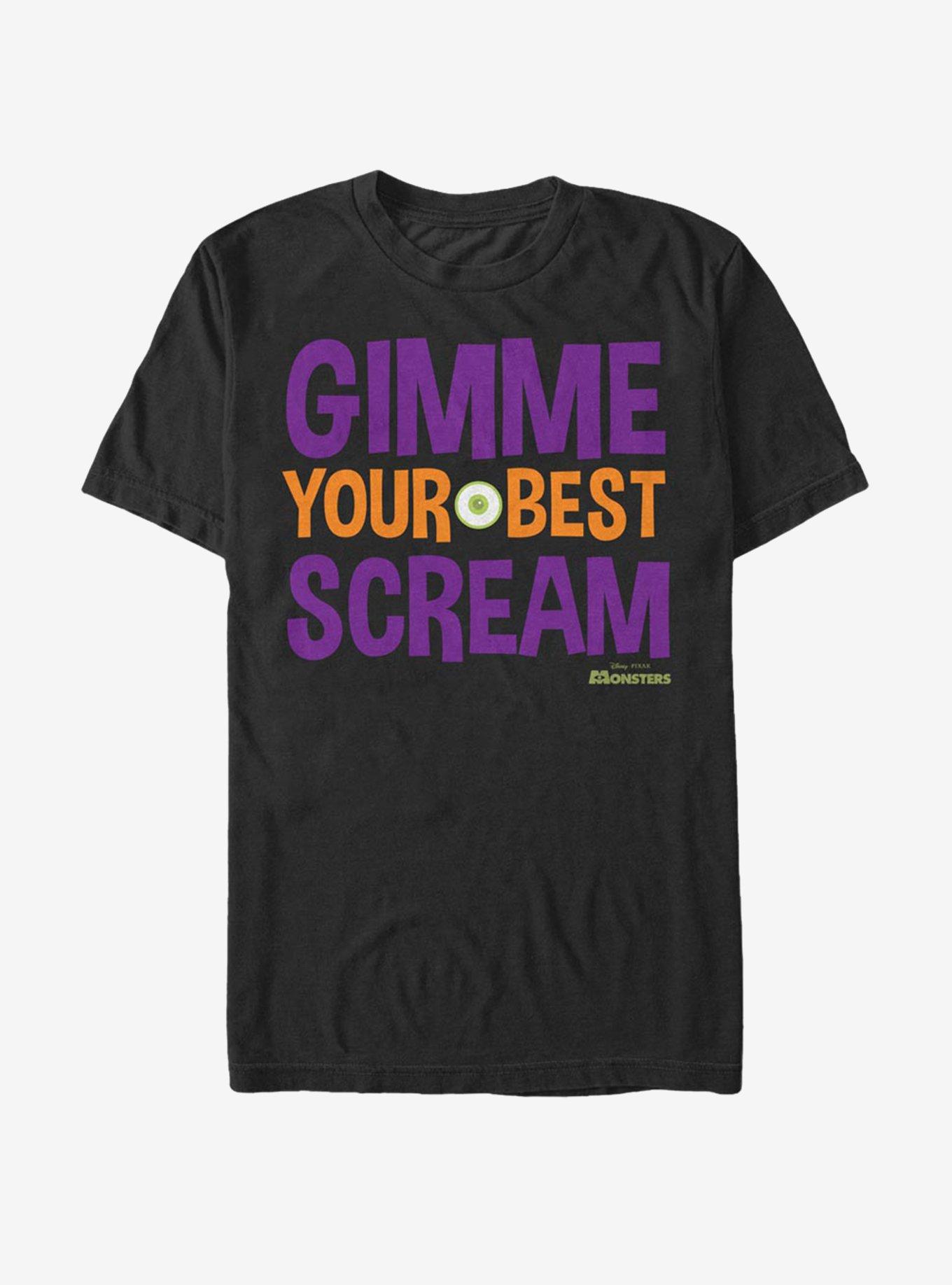 Disney Pixar Monsters University Gimme Scare T-Shirt, BLACK, hi-res