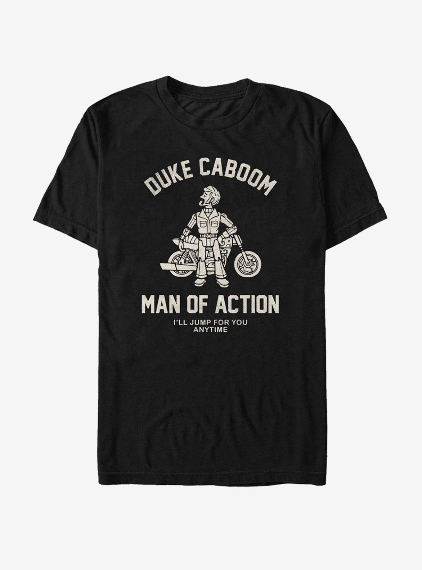 Disney Pixar Toy Story 4 Duke Caboom T-Shirt, BLACK, hi-res