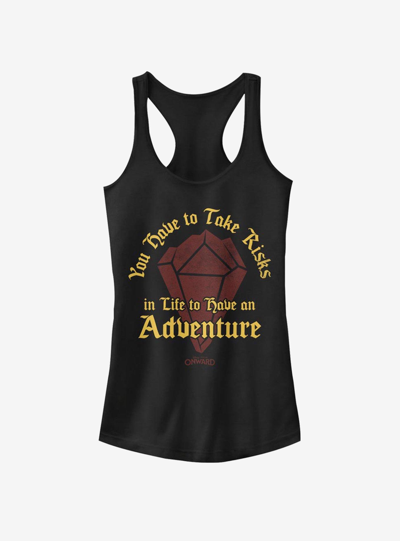 Disney Pixar Onward Risk For Adventure Girls Tank, BLACK, hi-res