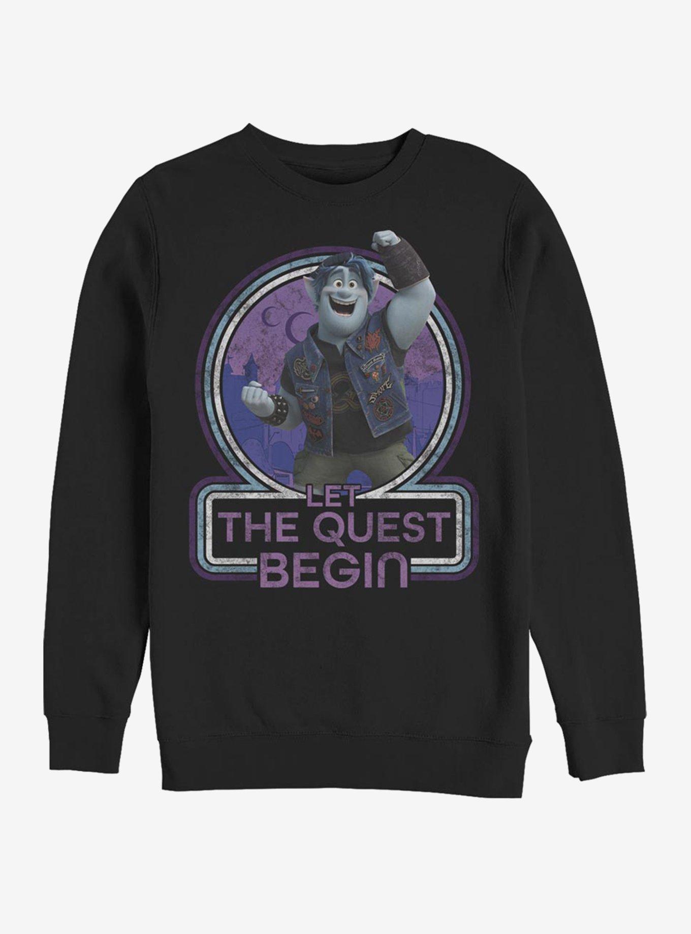 Disney Pixar Onward Begin Quest Crew Sweatshirt, , hi-res