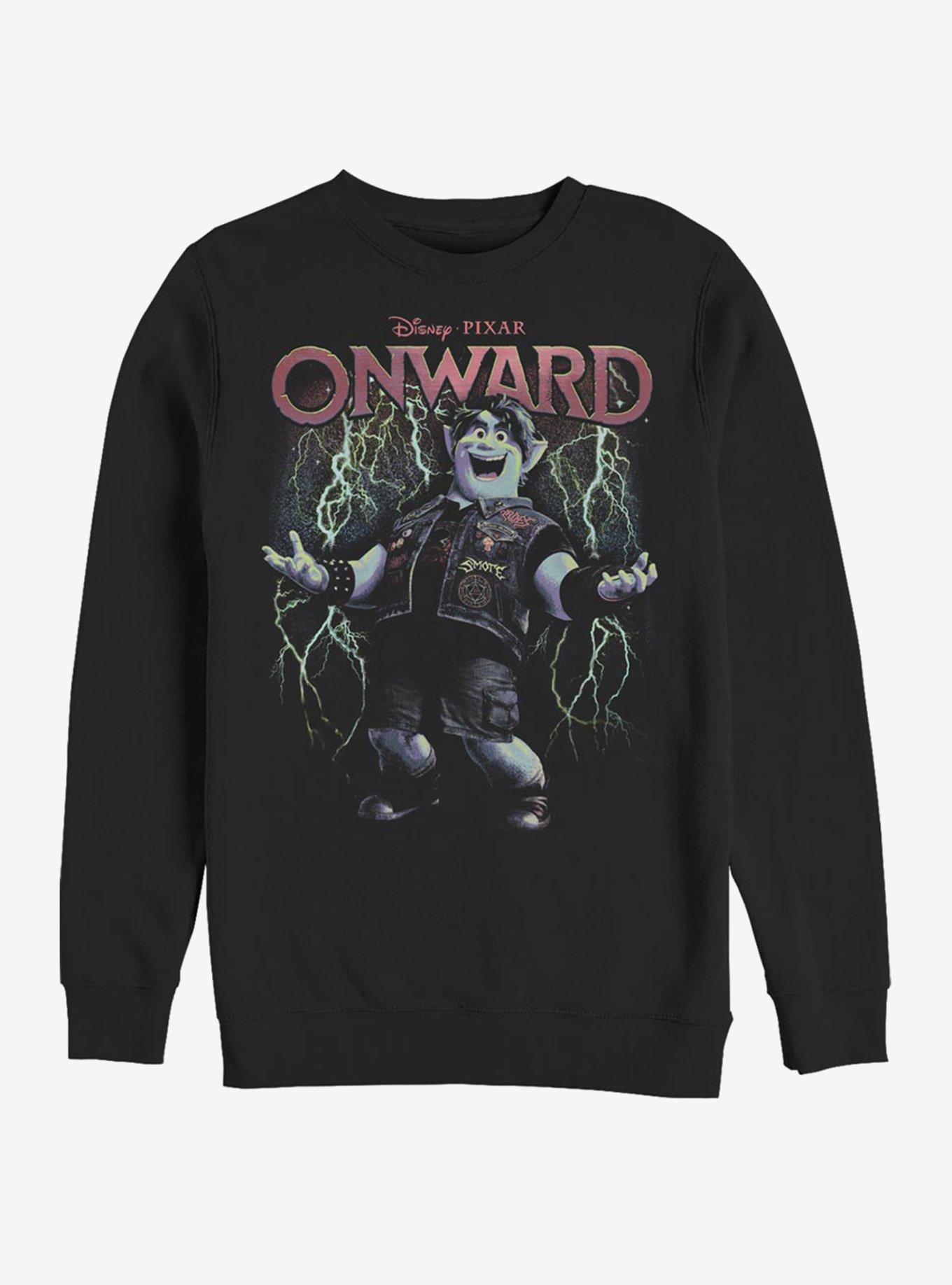 Disney Pixar Onward Light It Up Crew Sweatshirt, BLACK, hi-res