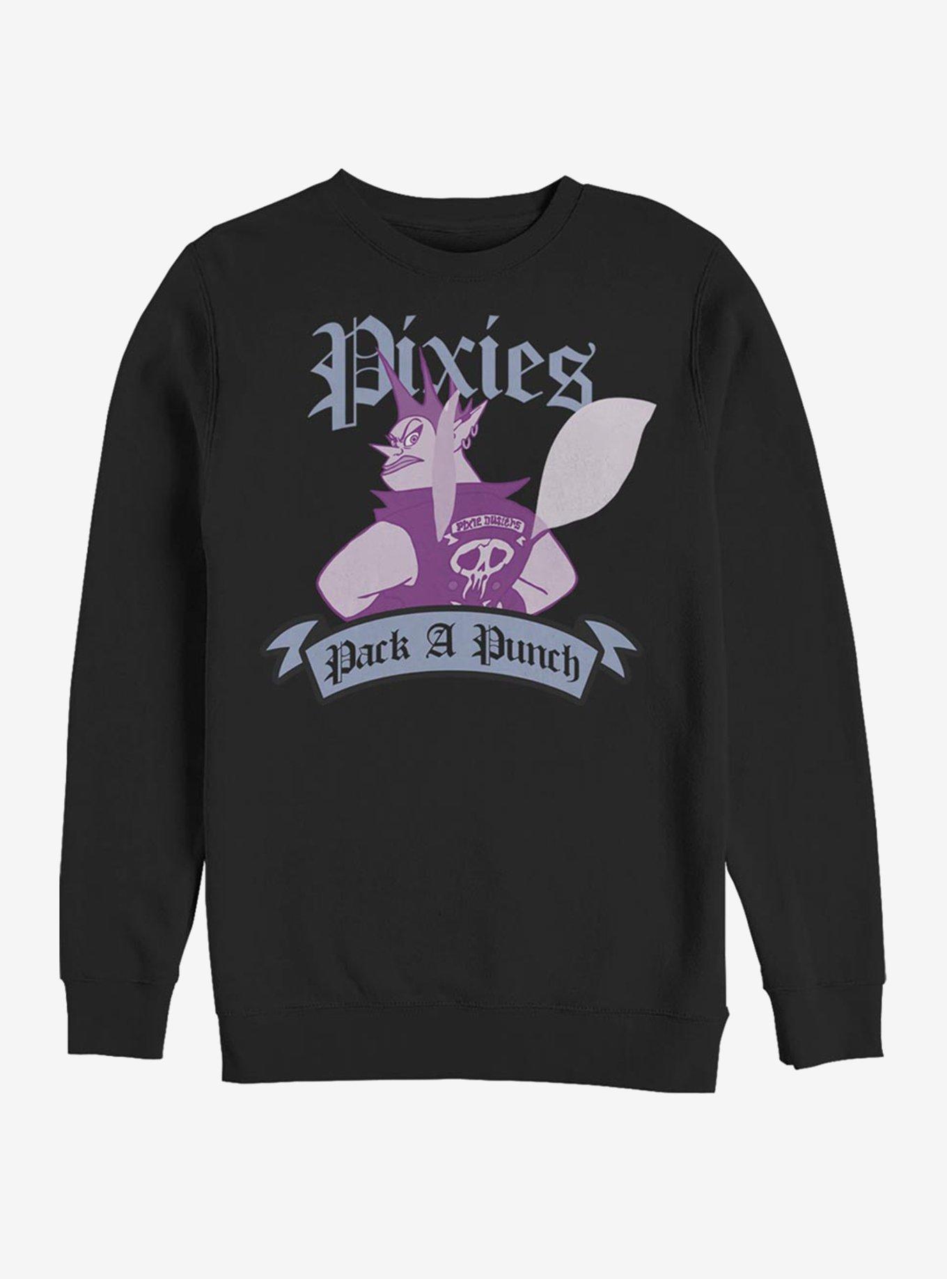 Disney Pixar Onward Pixie Punch Crew Sweatshirt, BLACK, hi-res