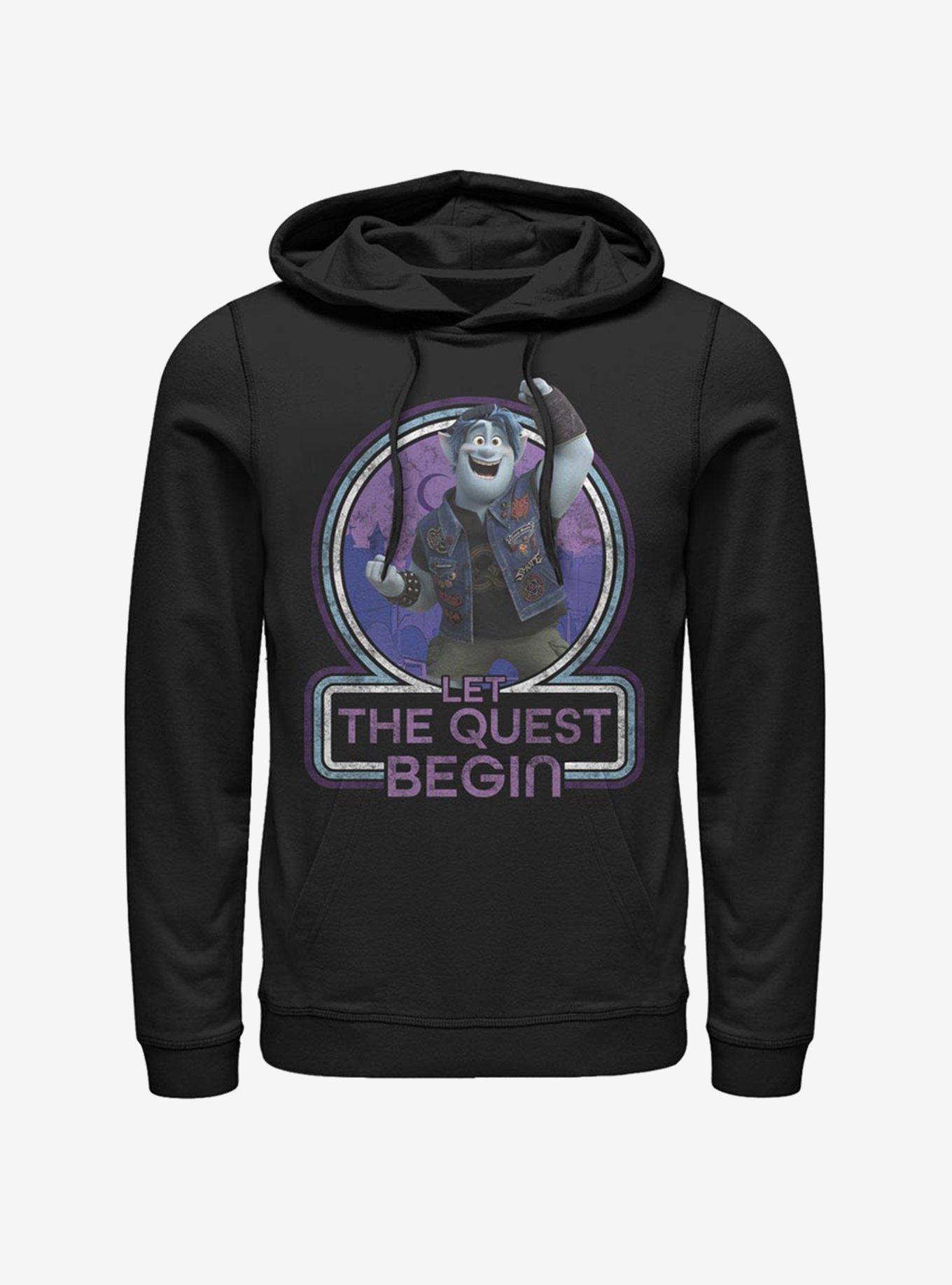 Disney Pixar Onward Begin Quest Hoodie, BLACK, hi-res