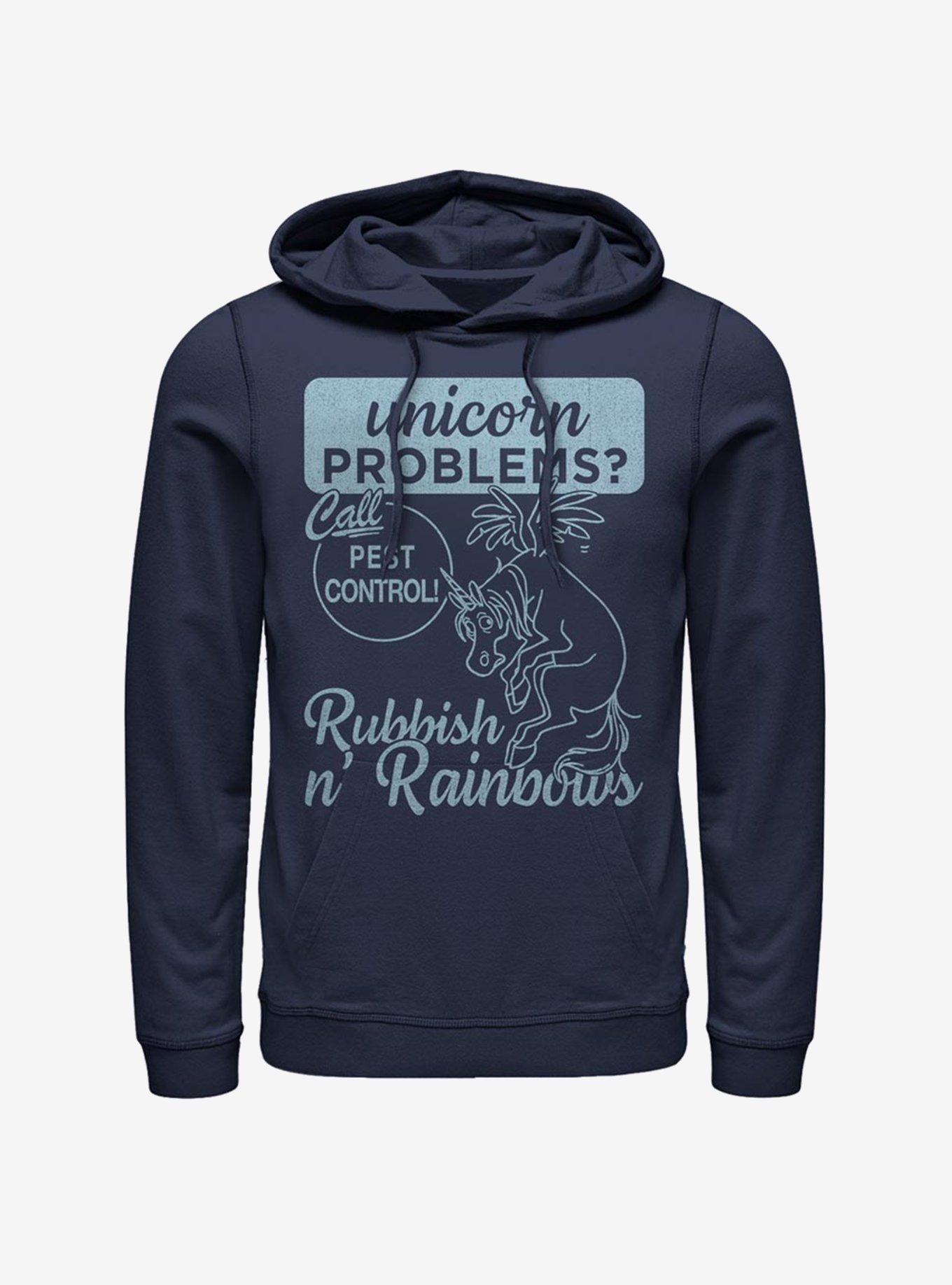 Disney Pixar Onward Call Rubbish N Rainbows Hoodie, NAVY, hi-res