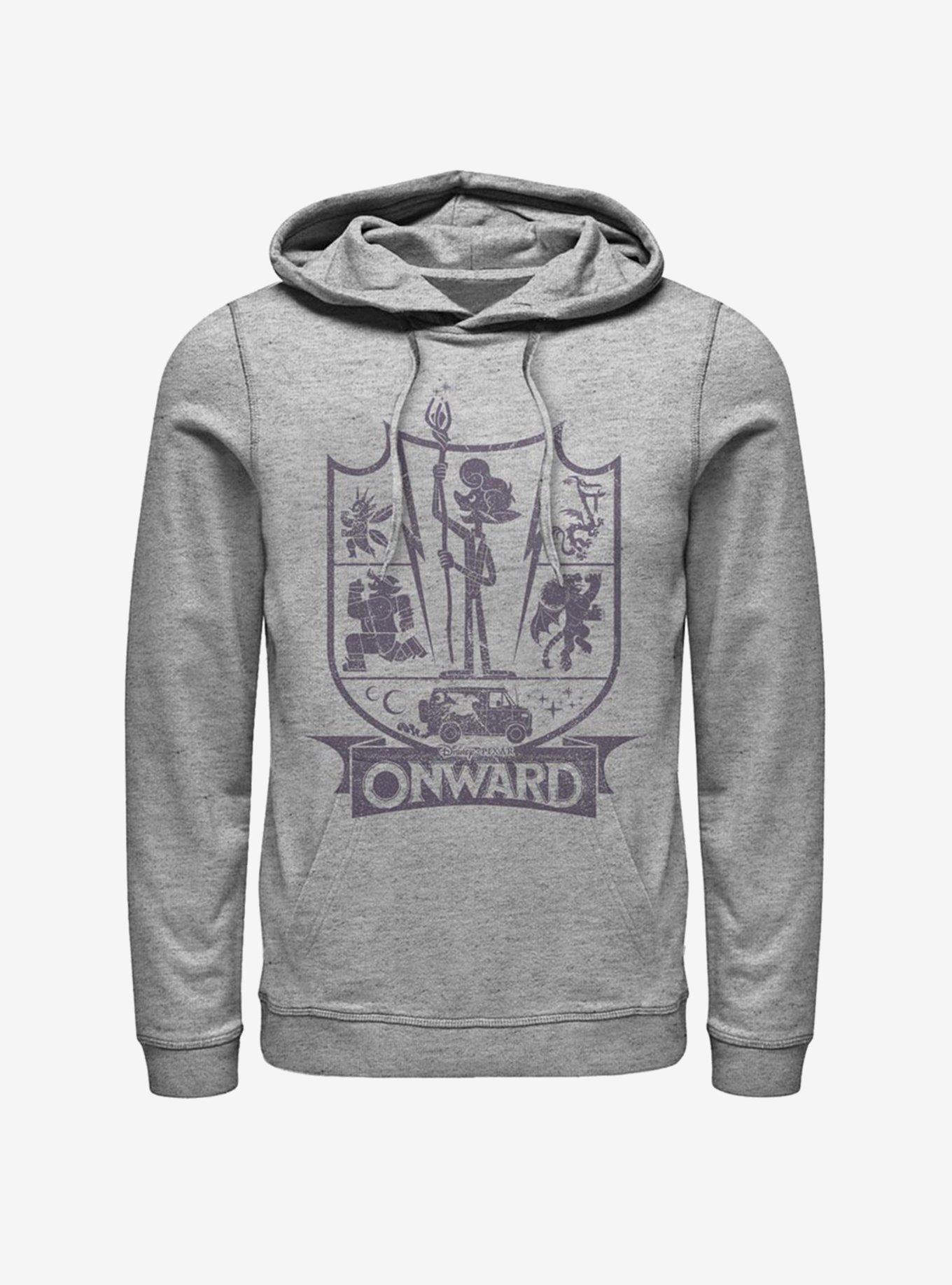 Disney Pixar Onward Char Badge Hoodie, ATH HTR, hi-res