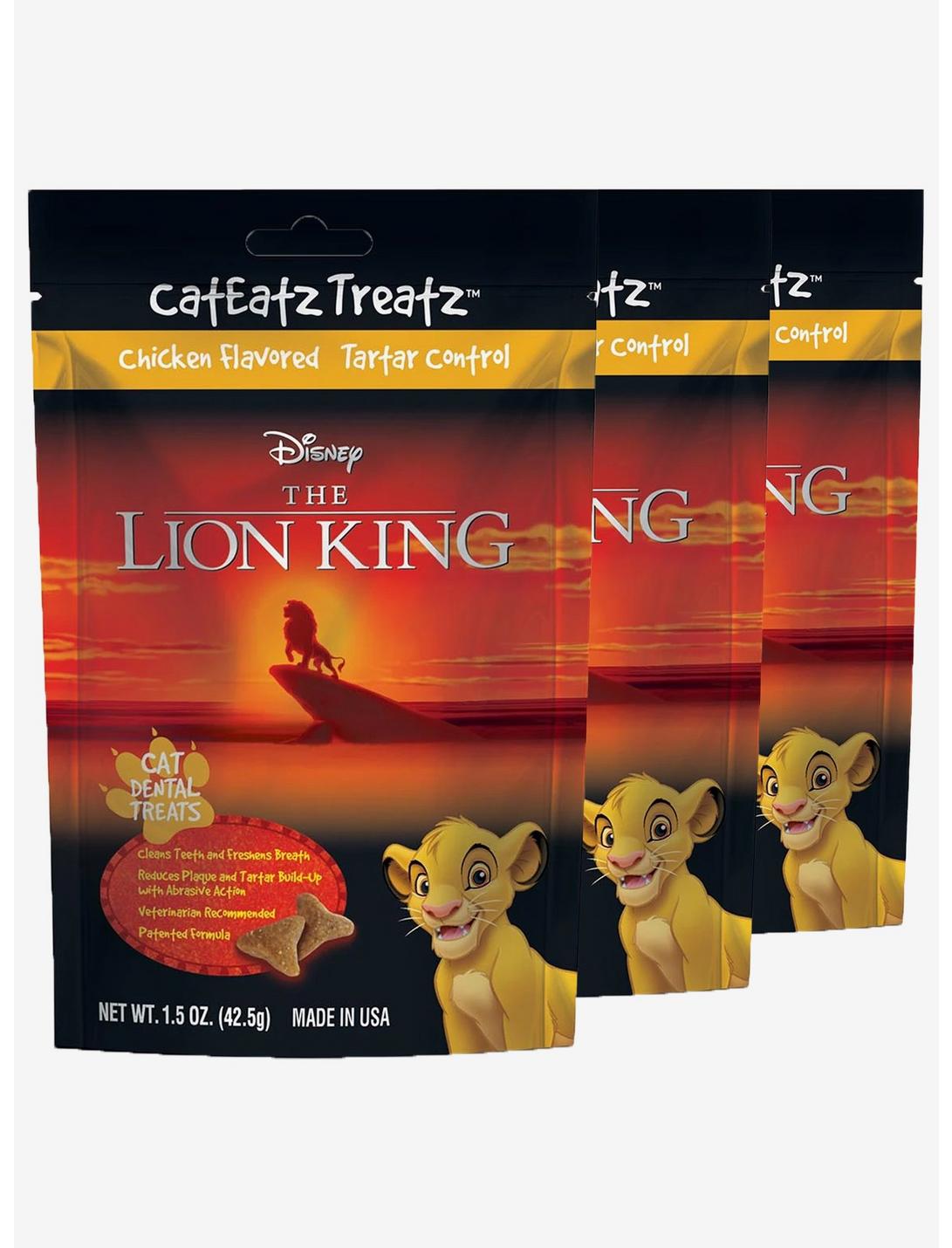Disney The Lion King 3 Pack Tartar Control Cat Treats, , hi-res