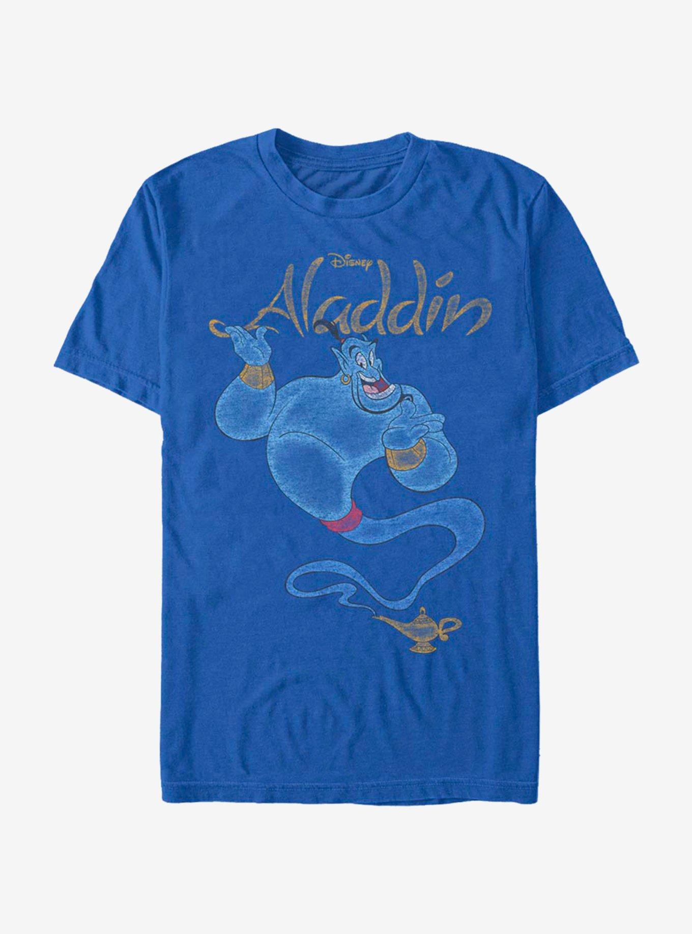 Disney Aladdin Faded Genie T-Shirt, ROYAL, hi-res