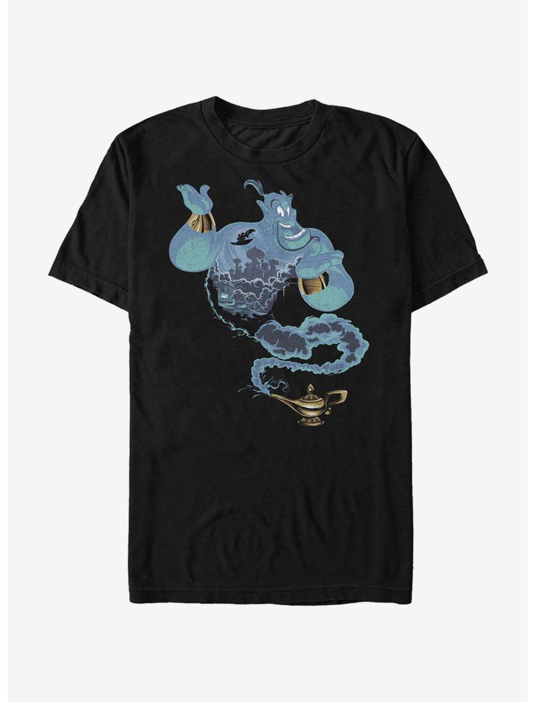 Disney Aladdin Genie Of The Lamp T-Shirt, BLACK, hi-res