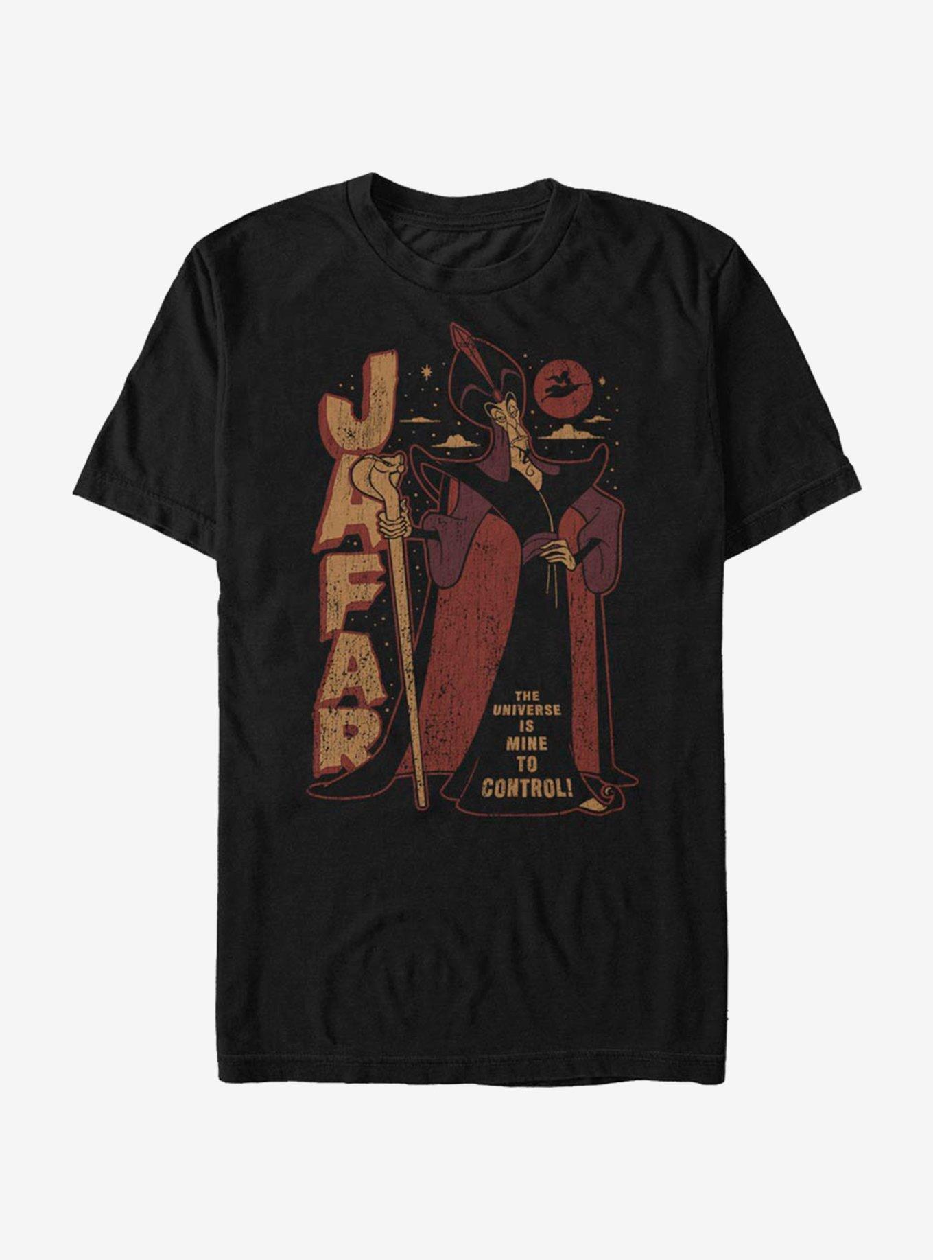 Disney Aladdin Jafar Control T-Shirt, BLACK, hi-res