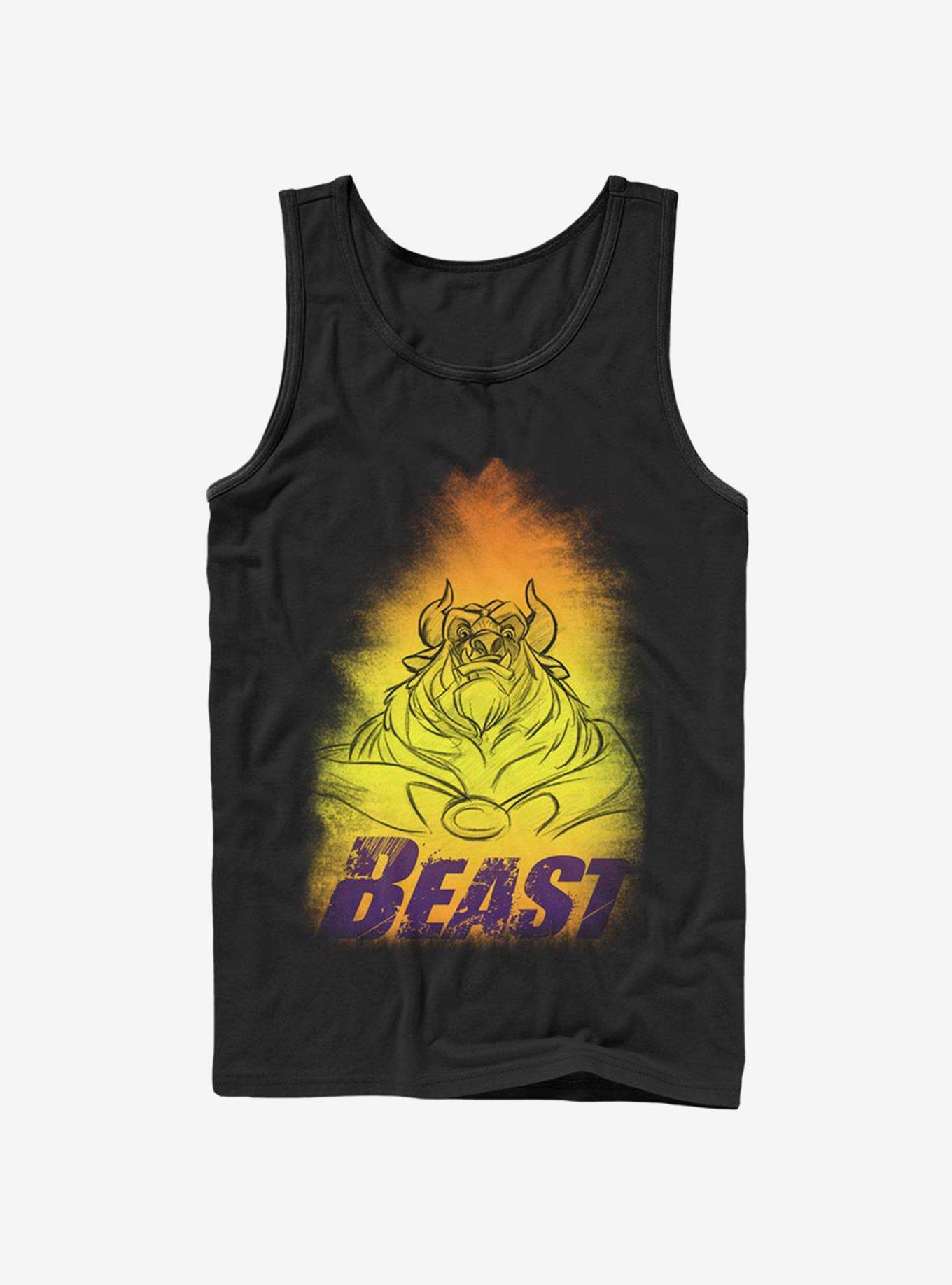 Disney Beauty and The Beast Beast Tank, BLACK, hi-res