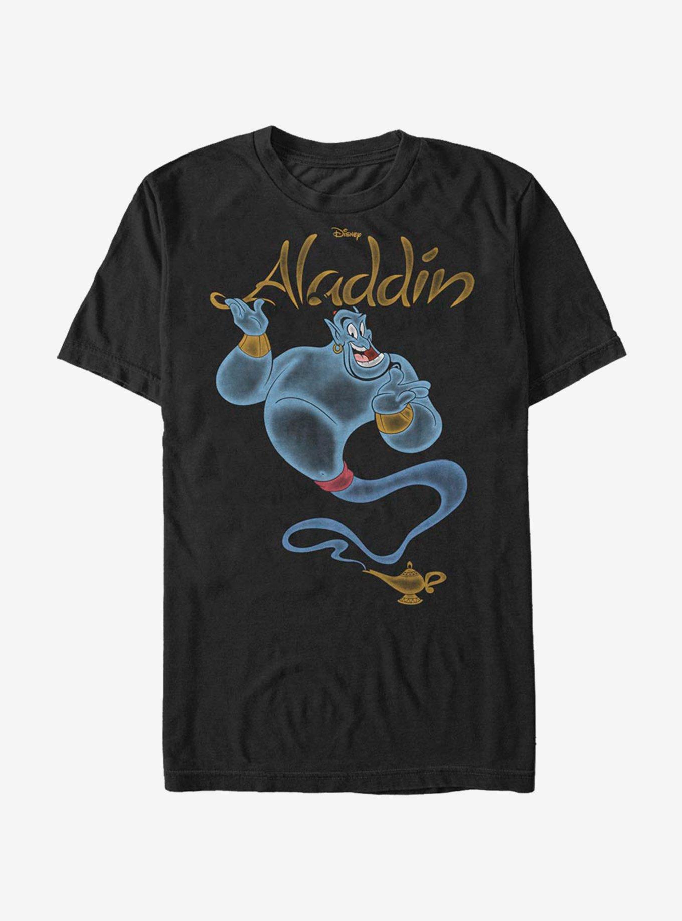 Disney Aladdin Faded Genie T-Shirt, BLACK, hi-res
