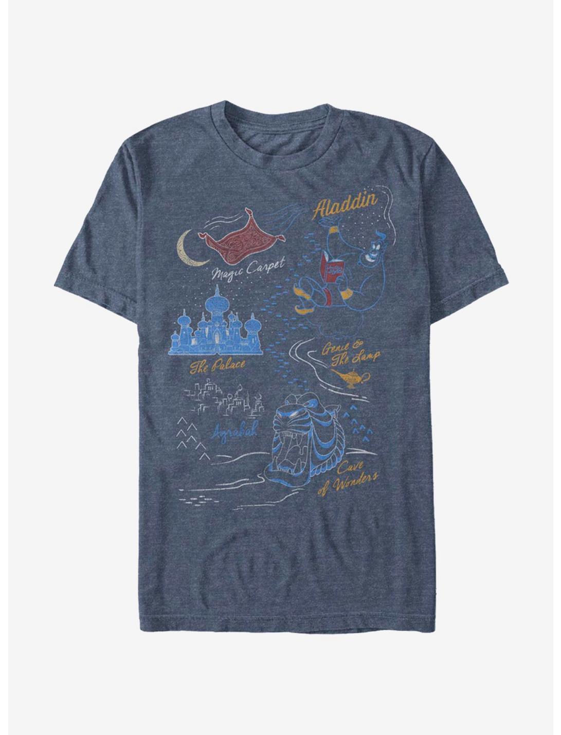 Disney Aladdin Kingdom T-Shirt, NAVY HTR, hi-res