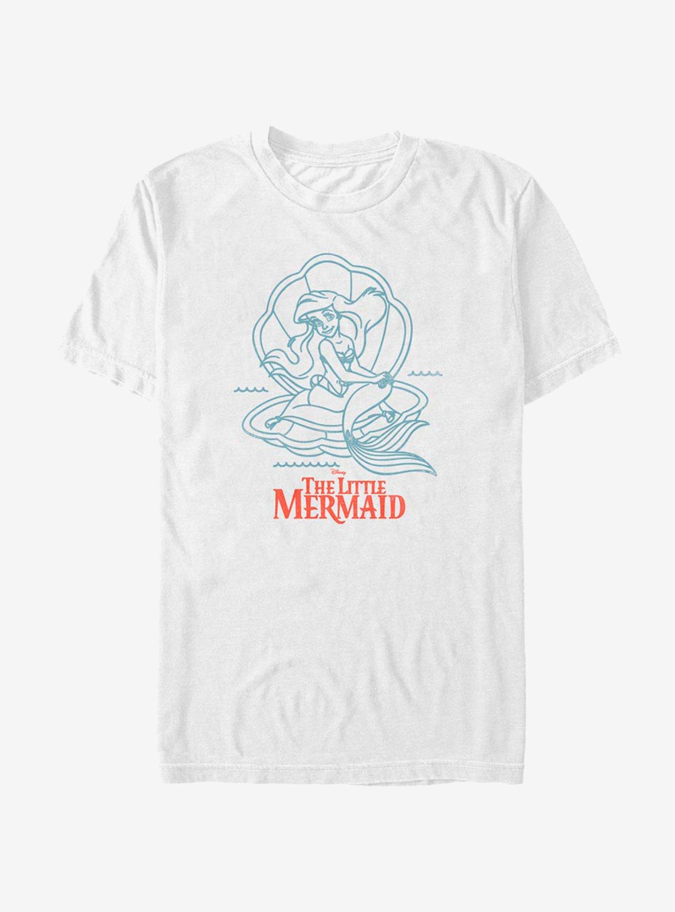 Disney Little Mermaid Ariel Linework T-Shirt, , hi-res