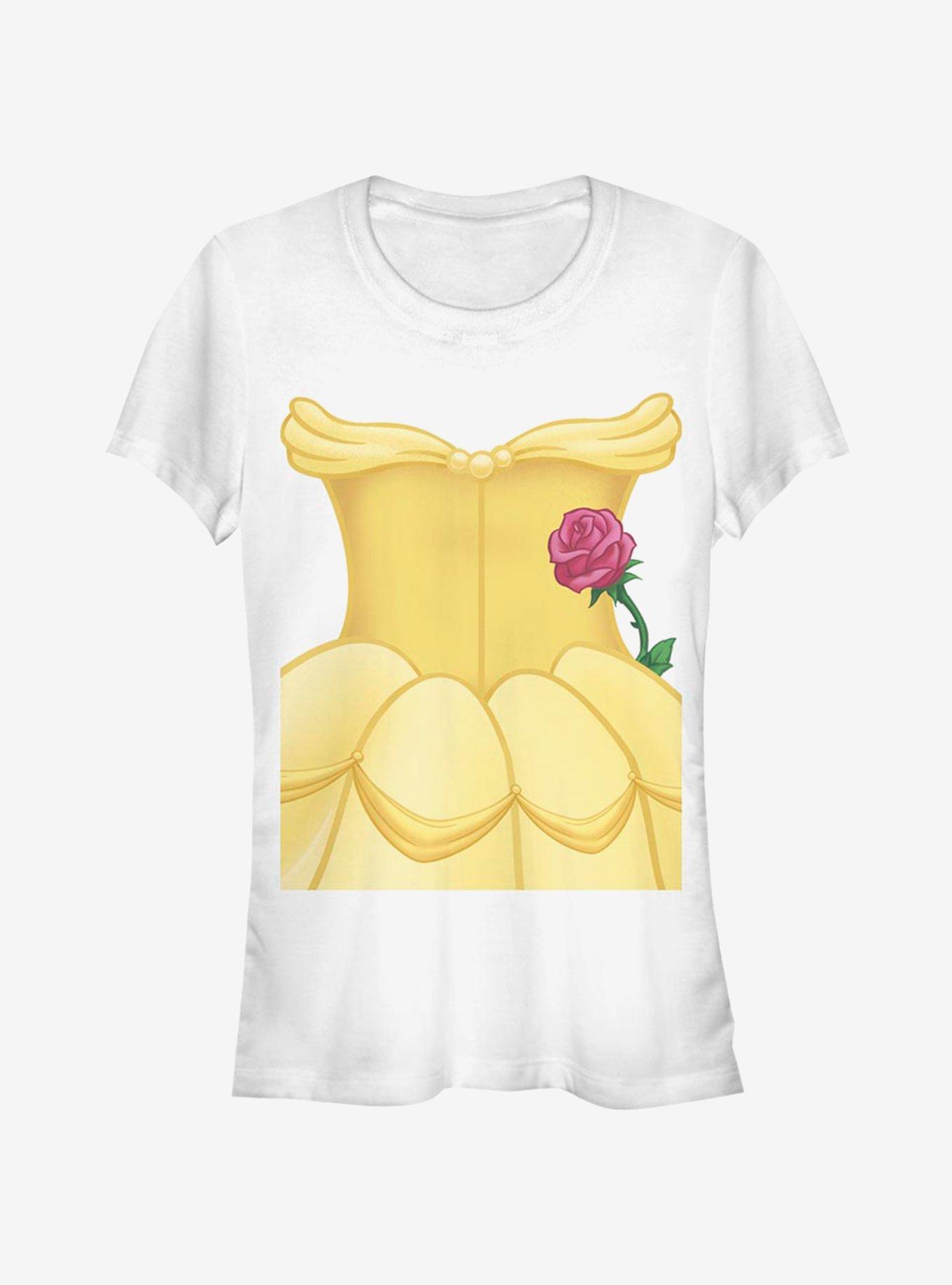 Disney Beauty and The Beast Belle Faux Costume Girls T-Shirt, , hi-res