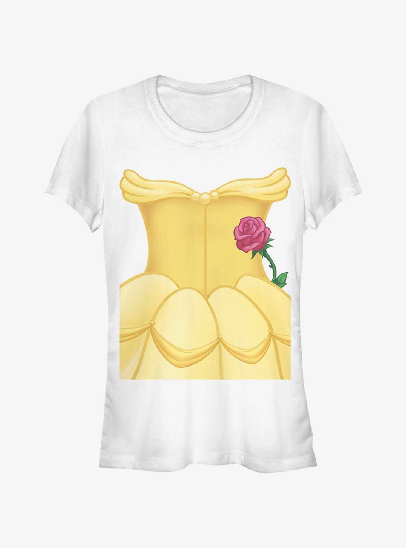Disney Beauty and The Beast Belle Faux Costume Girls T-Shirt, , hi-res