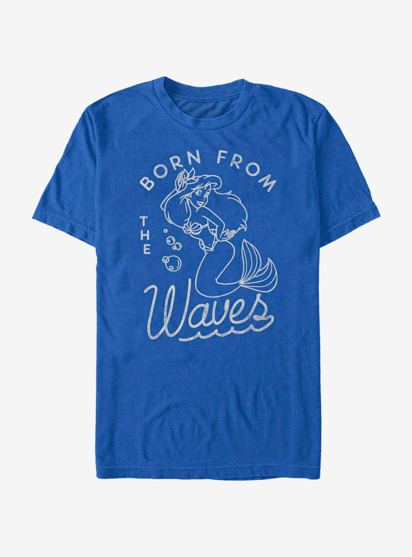 Disney The Little Mermaid Ariel Waves T-Shirt, ROYAL, hi-res