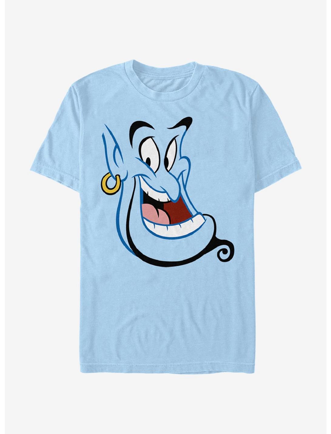 Disney Aladdin Genie Face T-Shirt, LT BLUE, hi-res