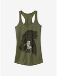 Disney Beauty and The Beast In My Heart Girls Tank, MIL GRN, hi-res