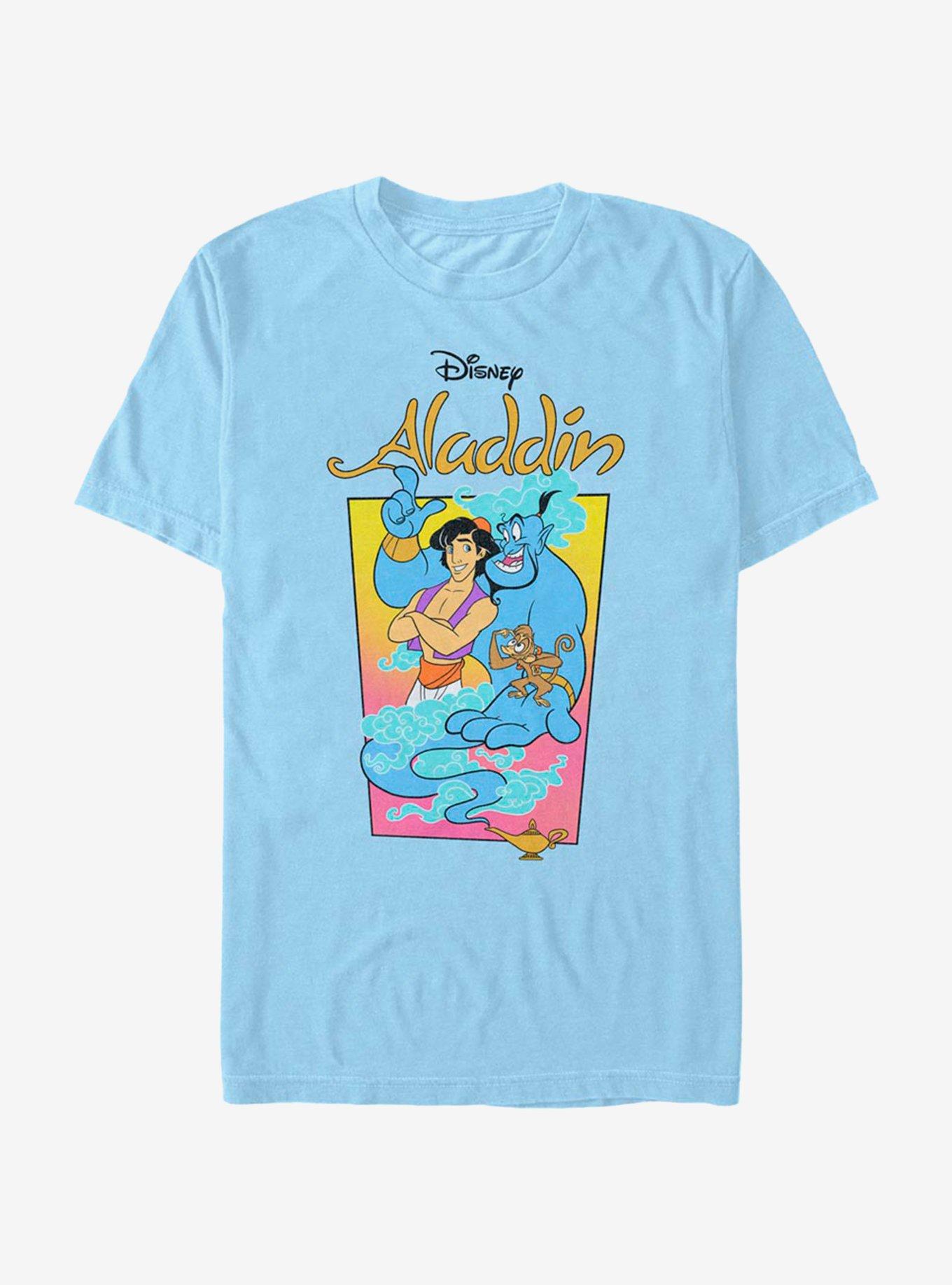 Disney Aladdin Neon Vapor T-Shirt | Hot Topic