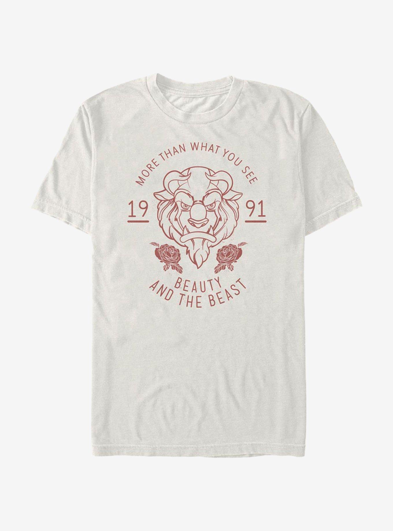 Disney Beauty and The Beast Vintage Beast T-Shirt, NATURAL, hi-res