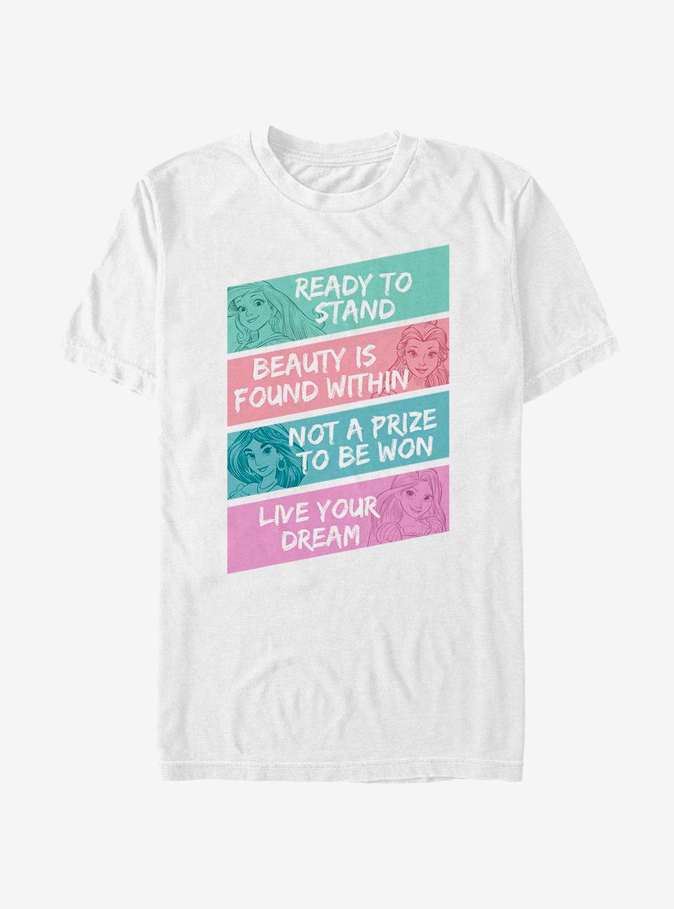 Disney Princesses Motivational Princess T-Shirt, WHITE, hi-res