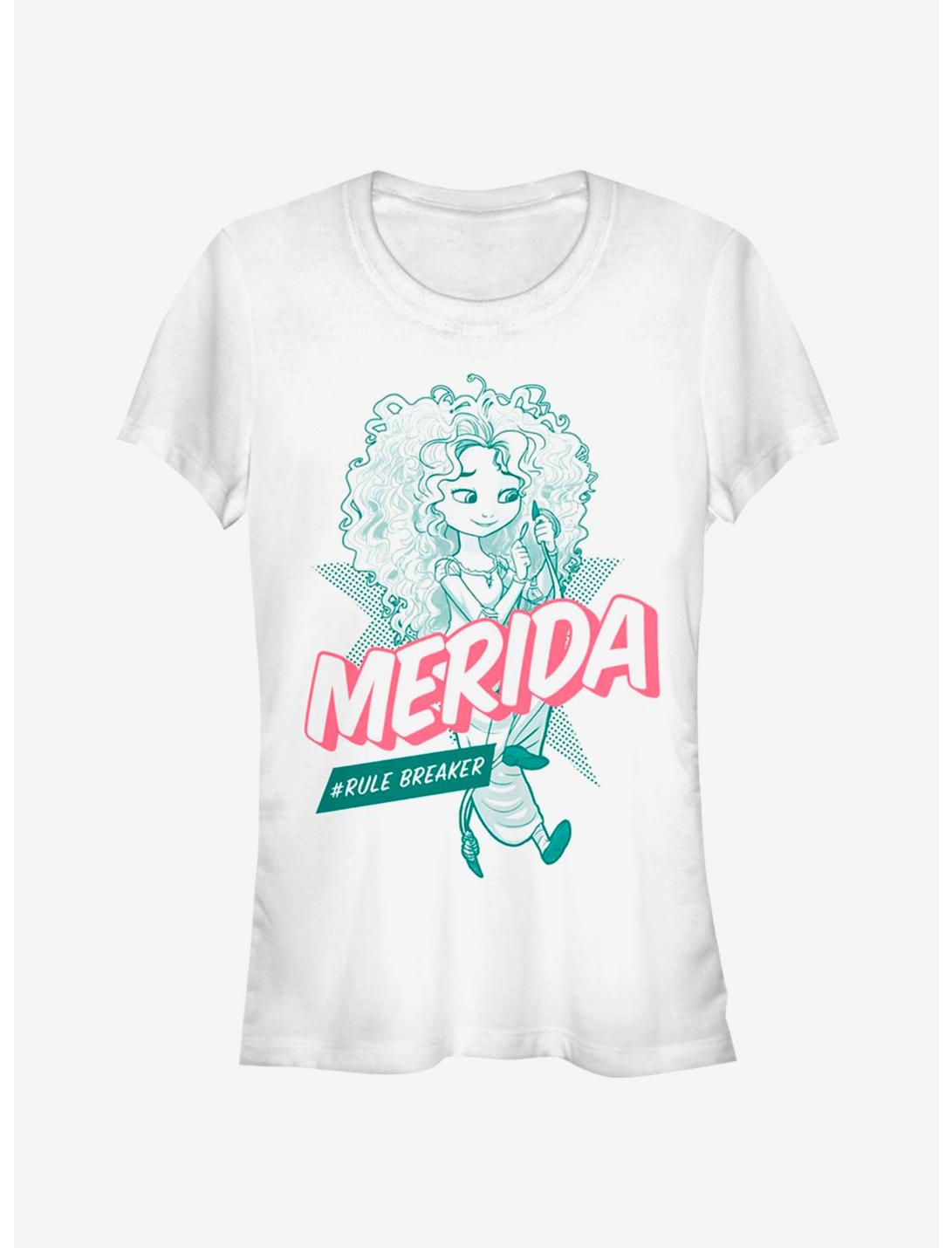 Disney Pixar Brave Merida Pop Girls T-Shirt, WHITE, hi-res