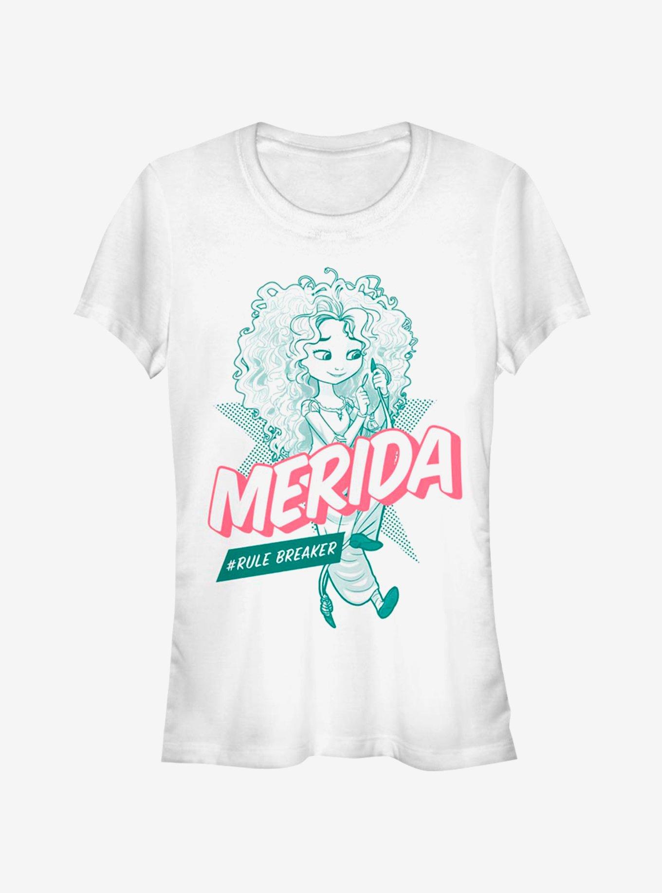 Disney Pixar Brave Merida Pop Girls T-Shirt, WHITE, hi-res