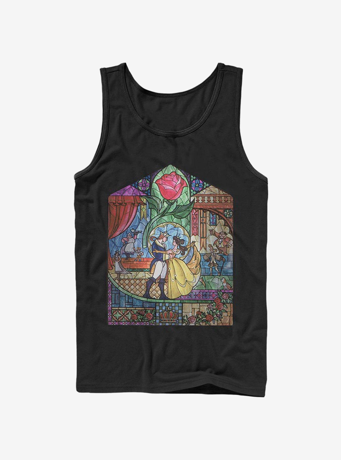 Disney Beauty and The Beast Glass Beauty Tank, BLACK, hi-res