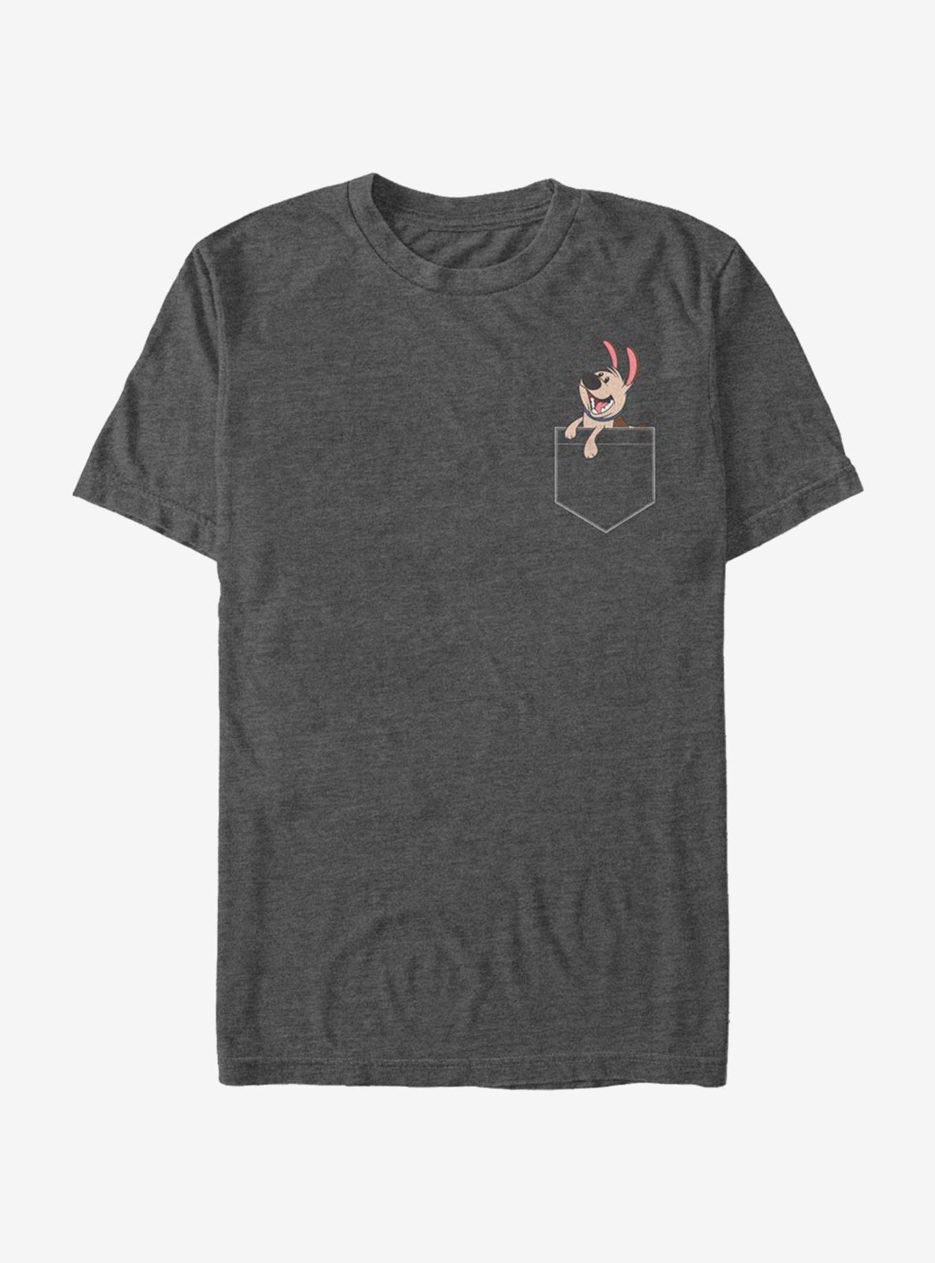Disney Mulan Little Brother Pocket T-Shirt, CHAR HTR, hi-res