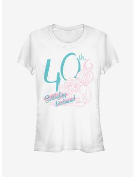 Disney Little Mermaid Forty Birthday Mermaid Girls T-Shirt, , hi-res