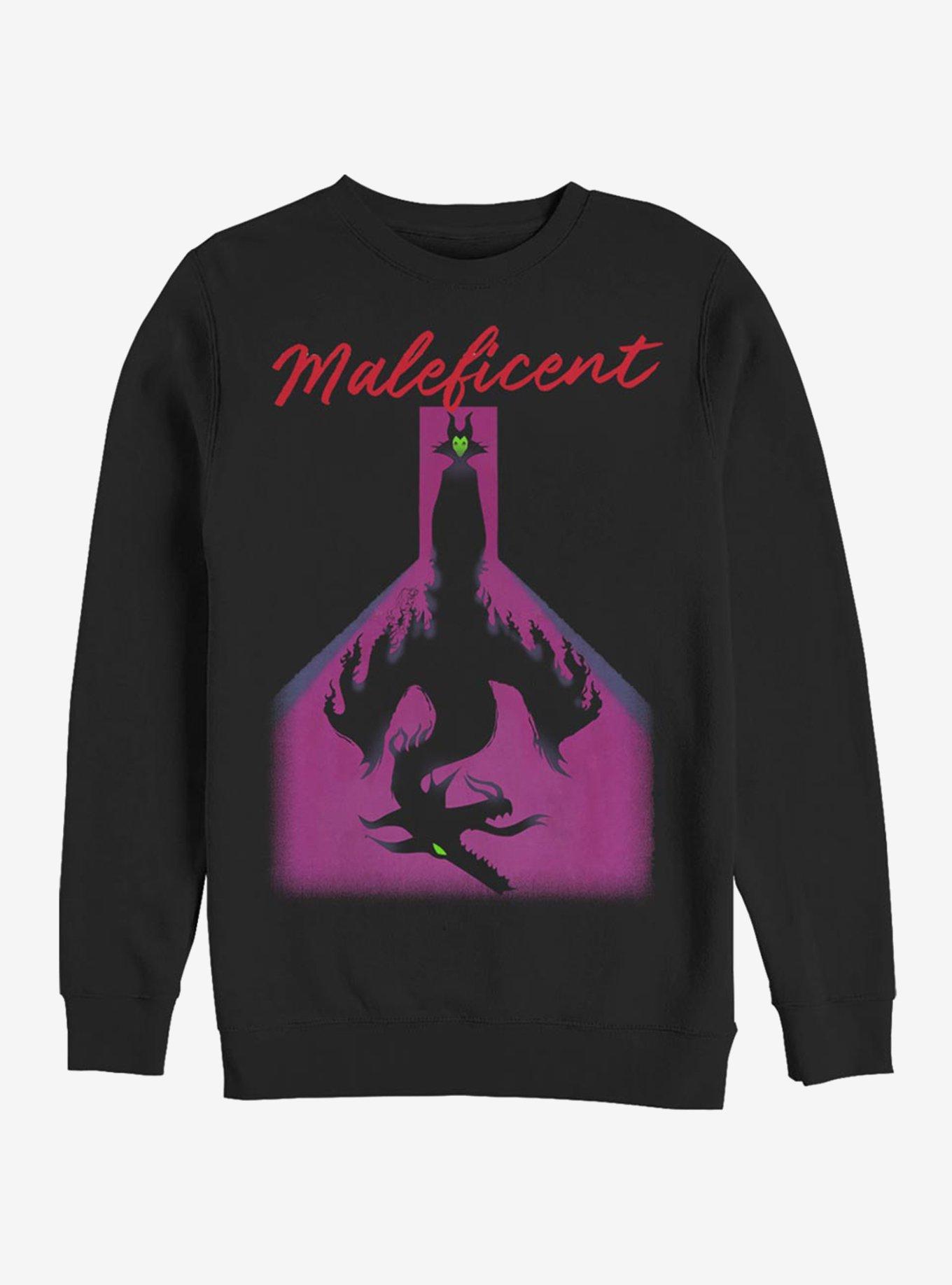 Disney Sleeping Beauty Maleficent Dark Dichotomy Sweatshirt, BLACK, hi-res