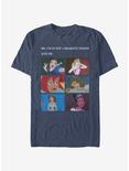 Disney Princesses Princess Drama Meme T-Shirt, NAVY HTR, hi-res