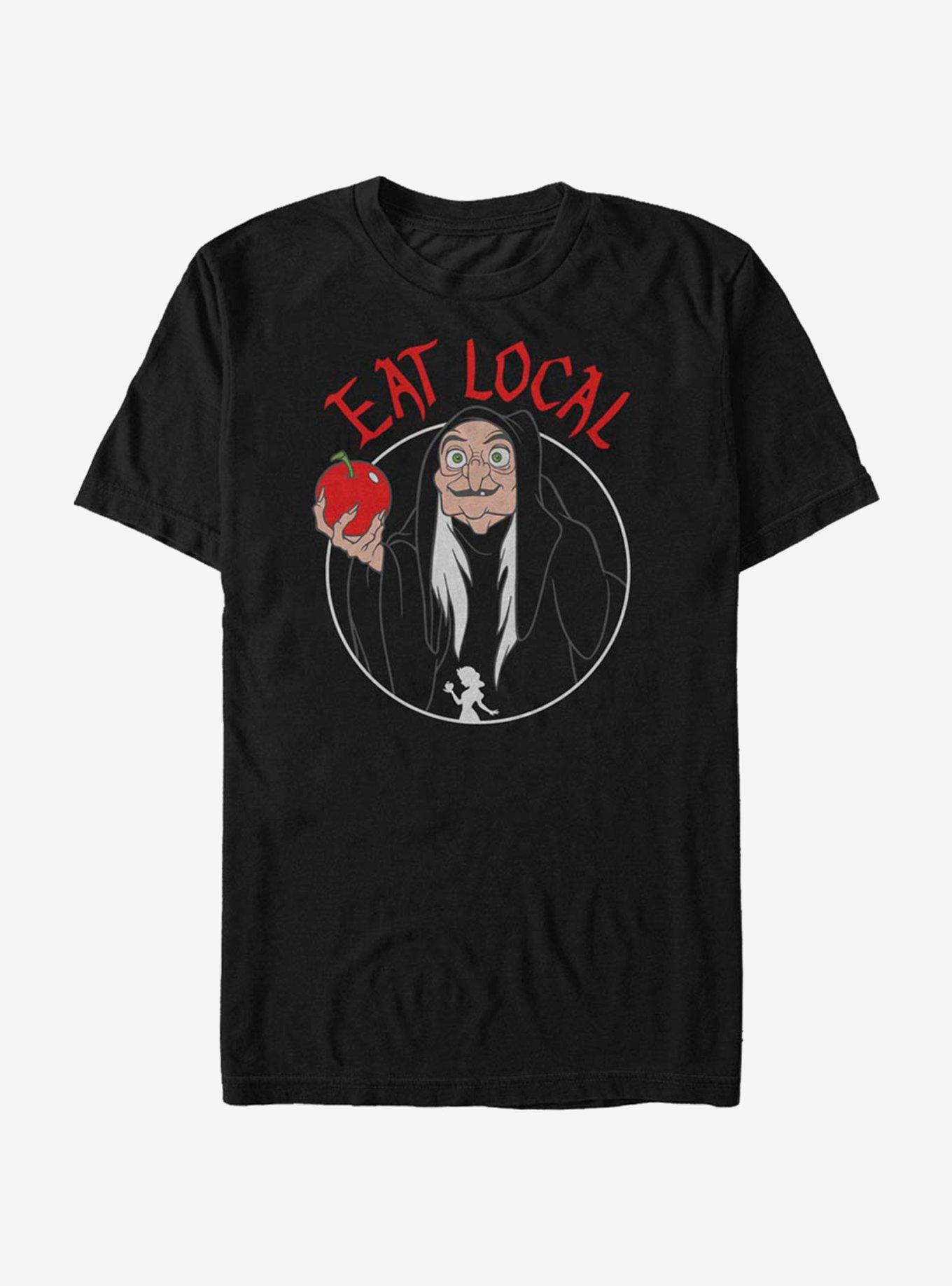 Disney Snow White Eat Local T-Shirt, BLACK, hi-res