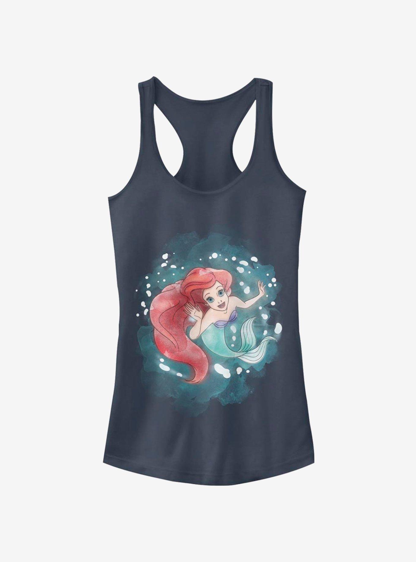 Disney Little Mermaid Sea Colors Girls Tank, INDIGO, hi-res