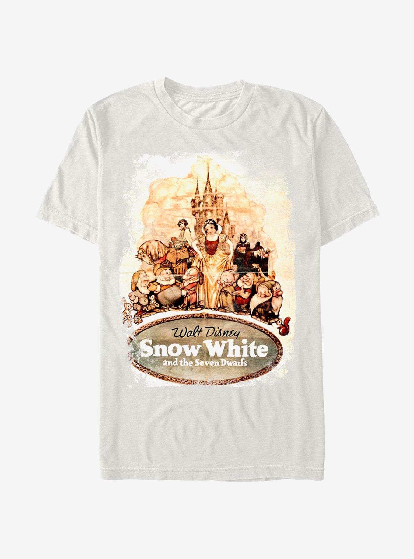 Disney Snow White Vintage Snow T-Shirt, NATURAL, hi-res