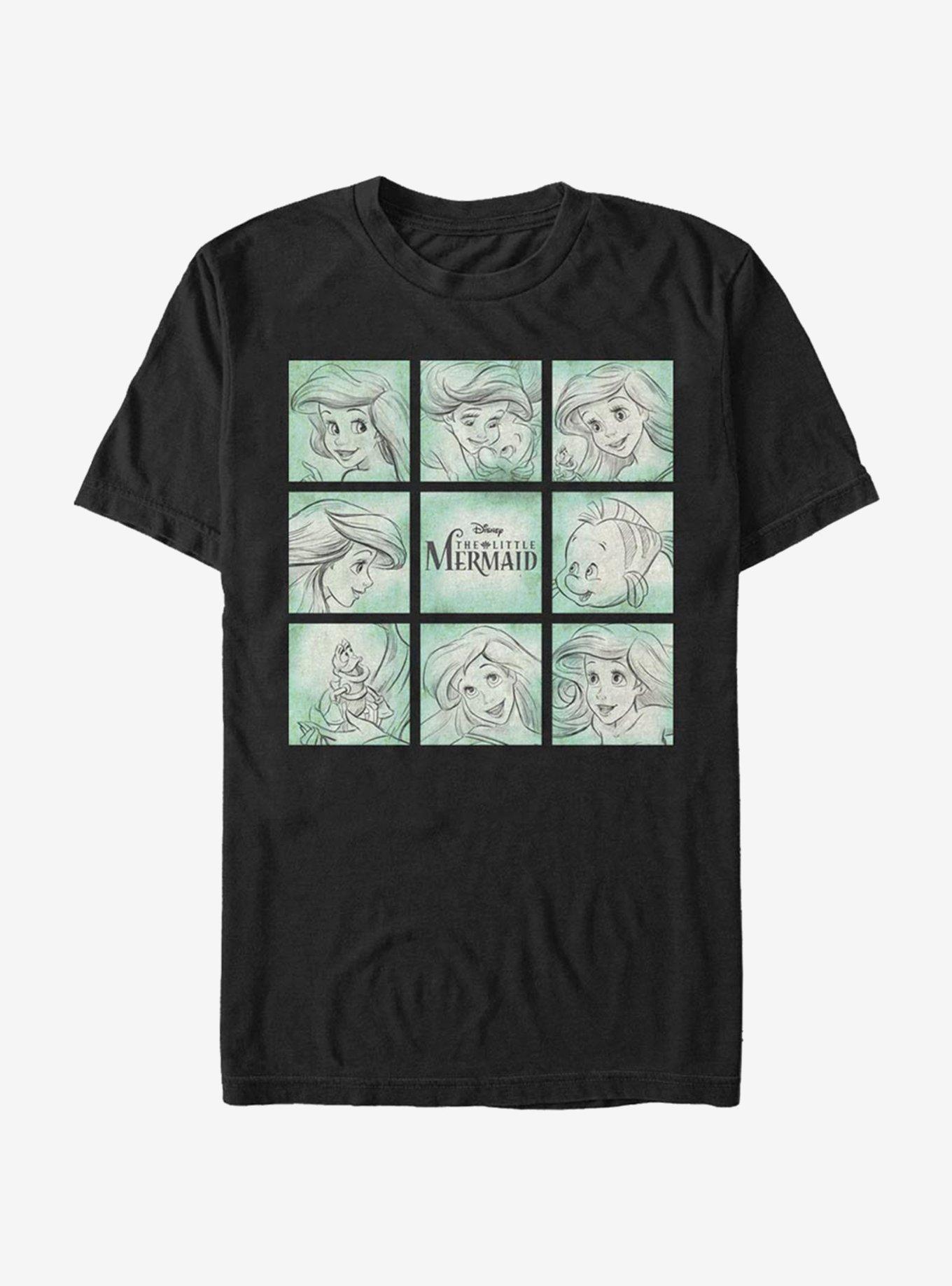 Disney Little Mermaid Mermaid Sketches T-Shirt, , hi-res