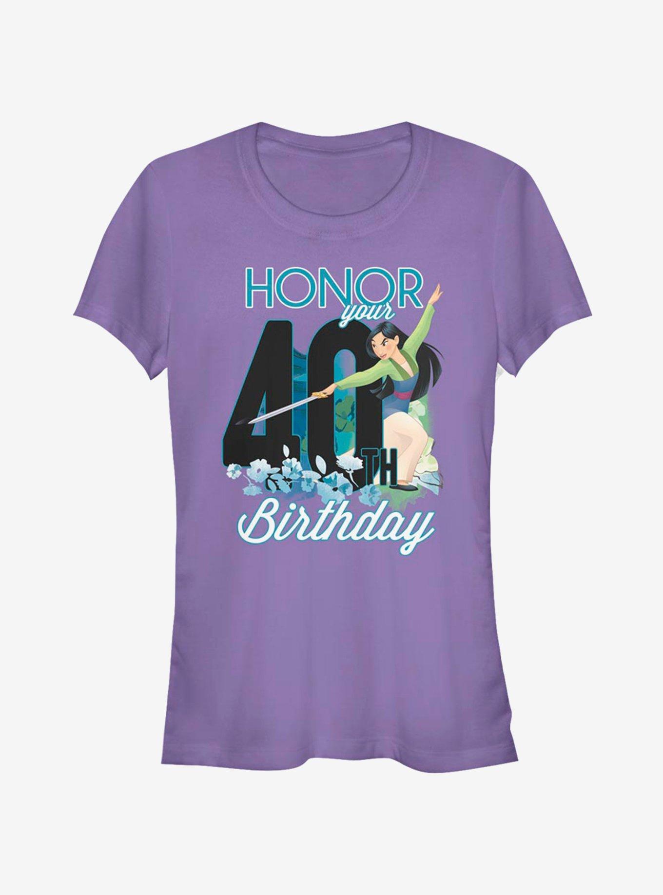 Disney Mulan Mulan Forty Birthday Girls T-Shirt, PURPLE, hi-res