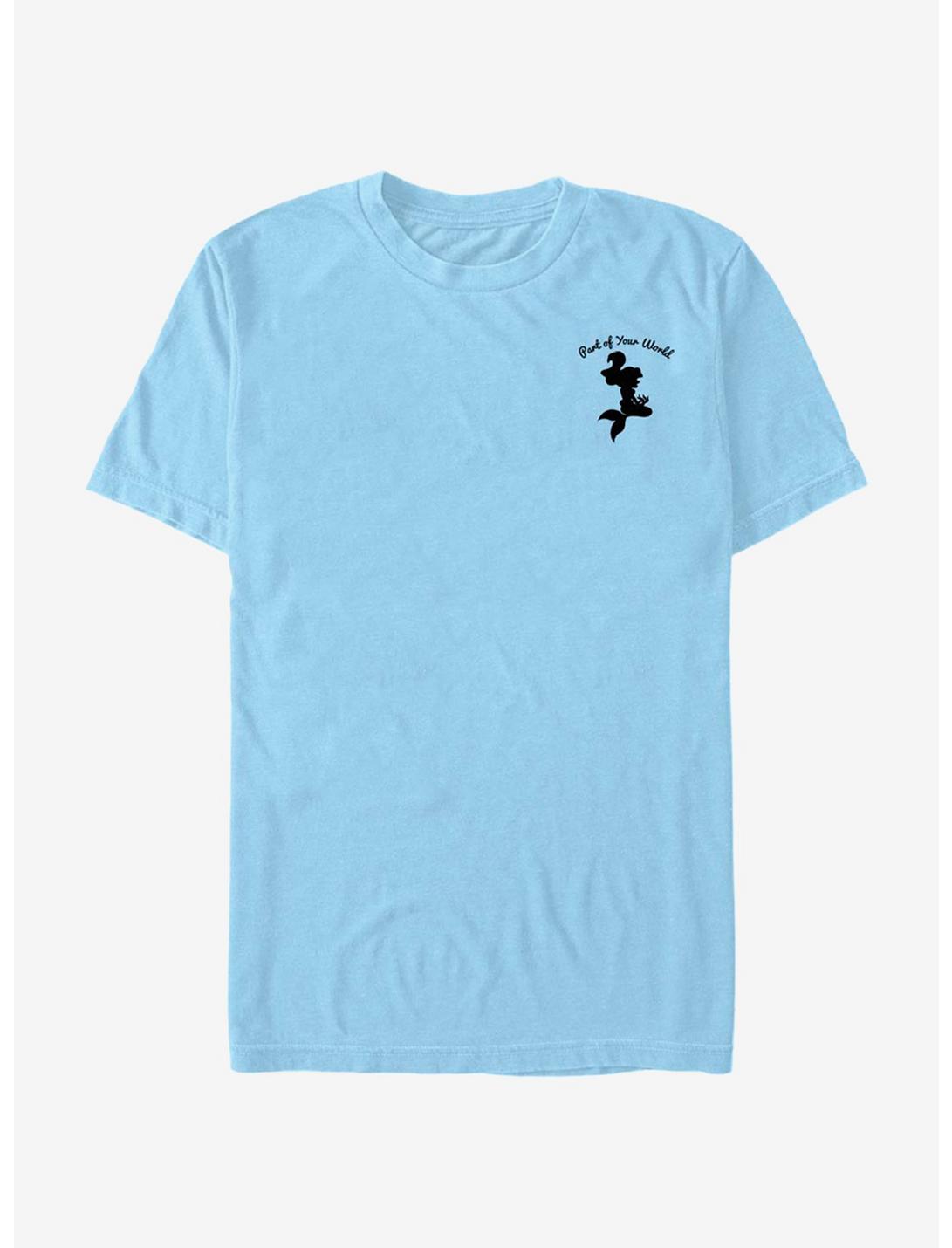 Disney Little Mermaid Mermaid World T-Shirt, LT BLUE, hi-res