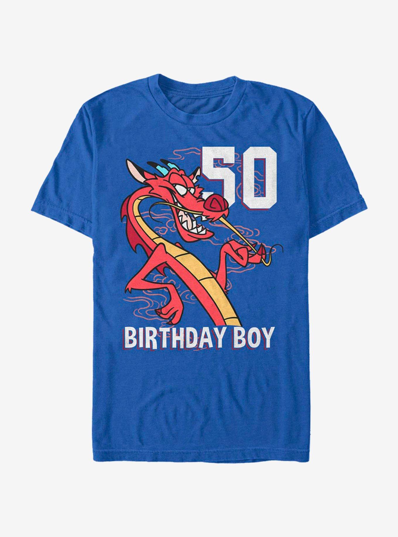 Disney Mulan Mushu Fifty T-Shirt, ROYAL, hi-res