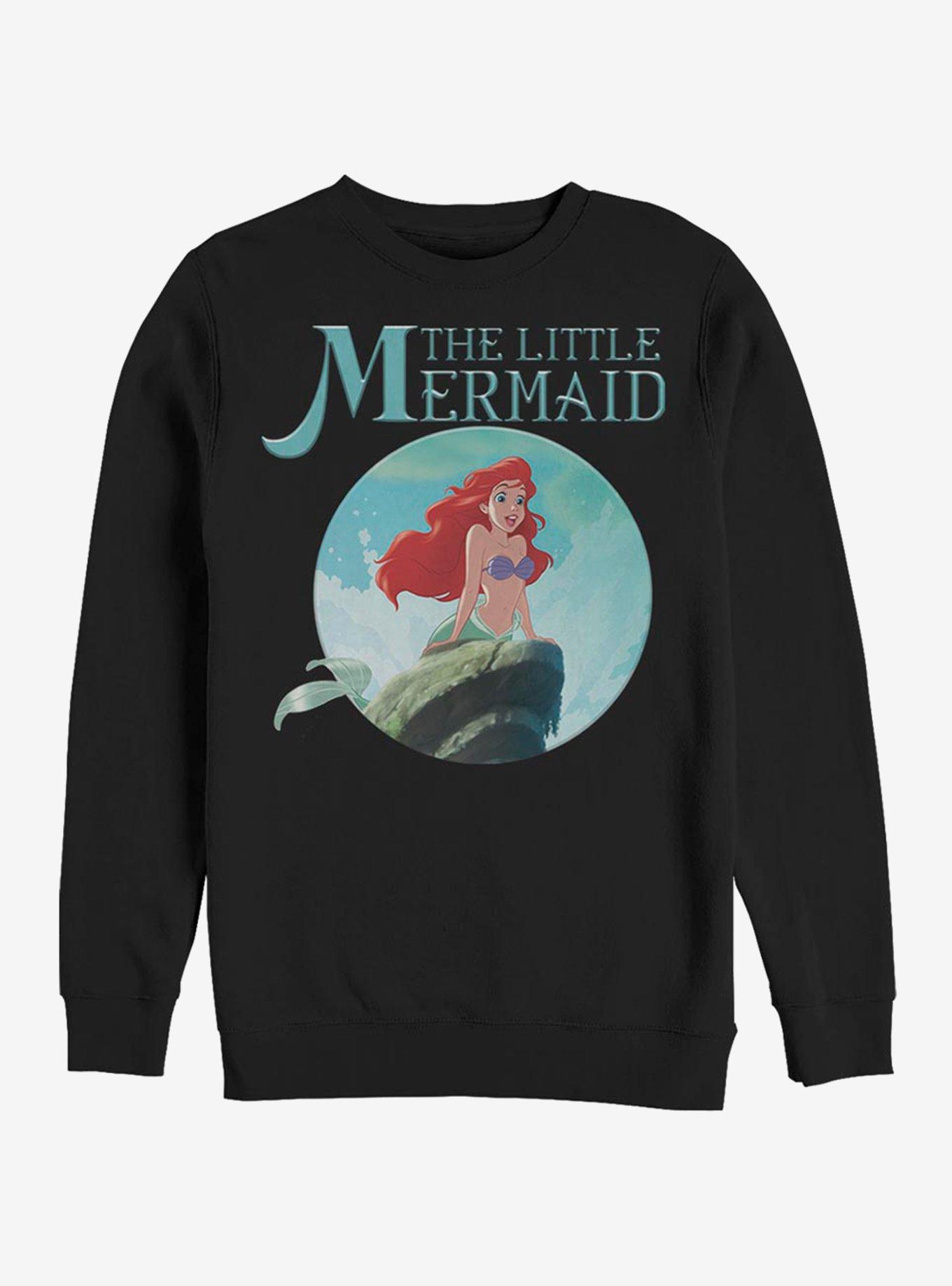 Disney Little Mermaid Mermaid Classic Sweatshirt, BLACK, hi-res