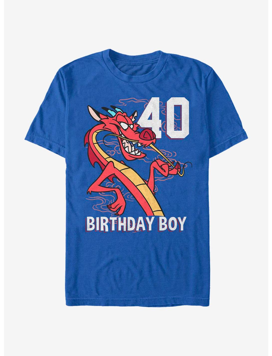 Disney Mulan Mushu Forty T-Shirt, ROYAL, hi-res