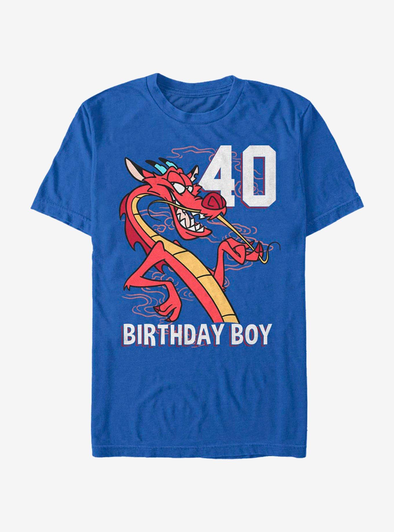 Disney Mulan Mushu Forty T-Shirt, ROYAL, hi-res