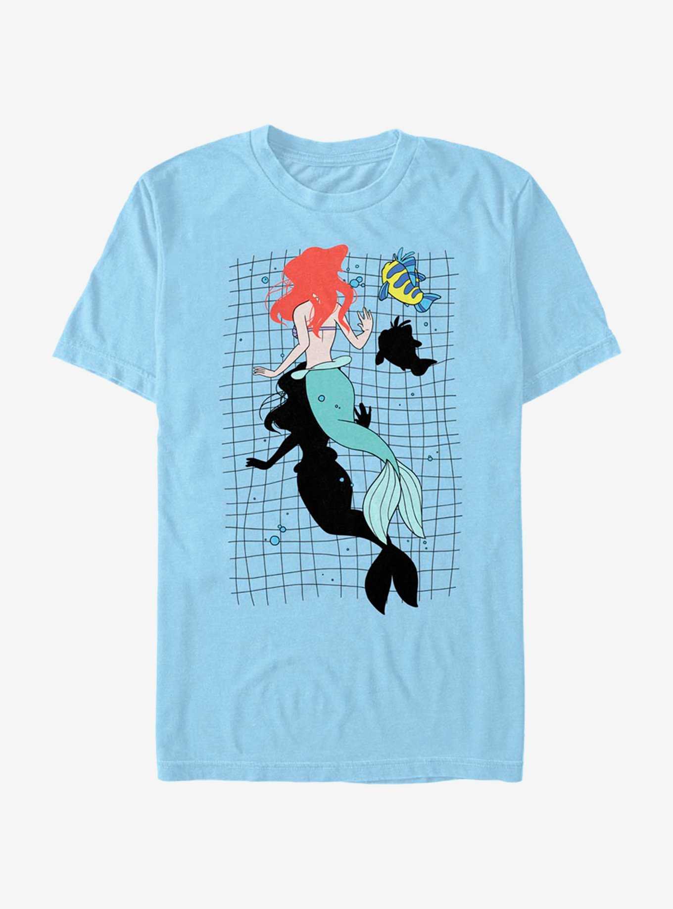 Disney The Little Mermaid Swimming Color T-Shirt, , hi-res