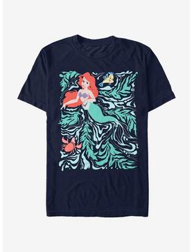 Disney Little Mermaid Swirly Mermaid T-Shirt, , hi-res
