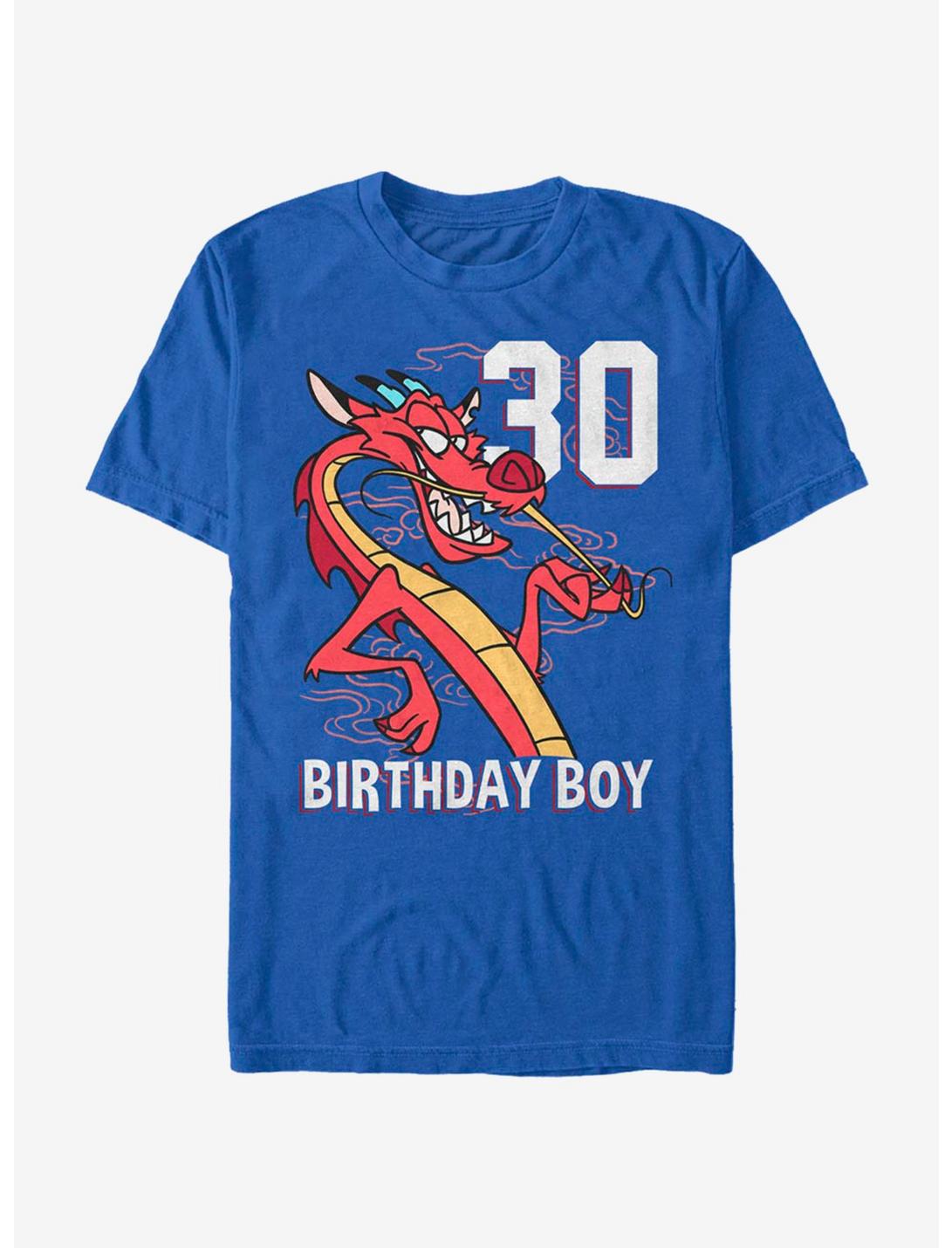 Disney Mulan Mushu Thirty T-Shirt, ROYAL, hi-res