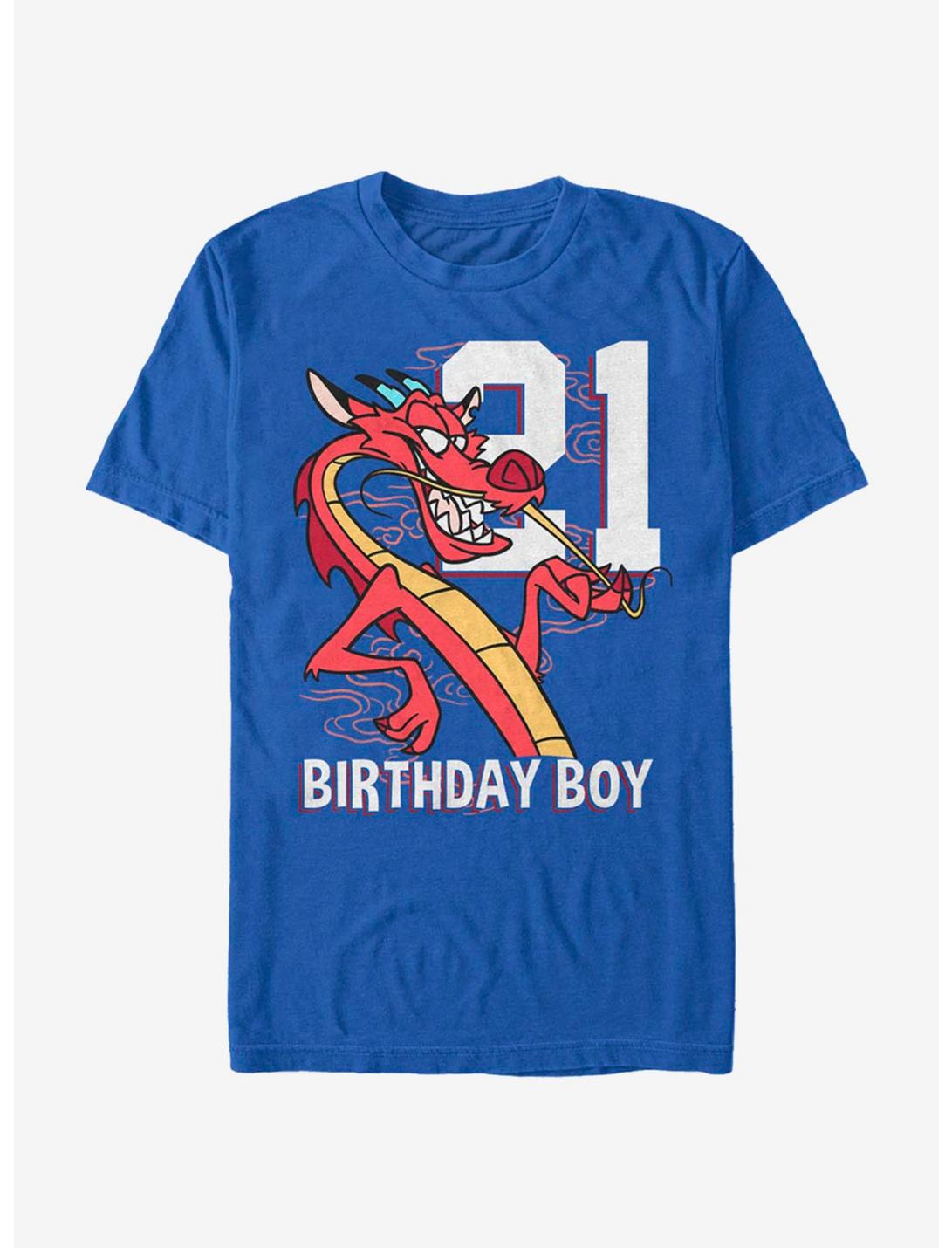 Disney Mulan Mushu Twenty-One T-Shirt, ROYAL, hi-res