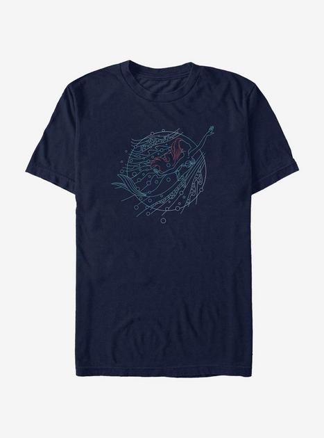 Disney The Little Mermaid Surfacing T-Shirt - BLUE | Hot Topic