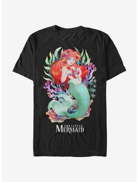 Disney Little Mermaid Anime T-Shirt, , hi-res