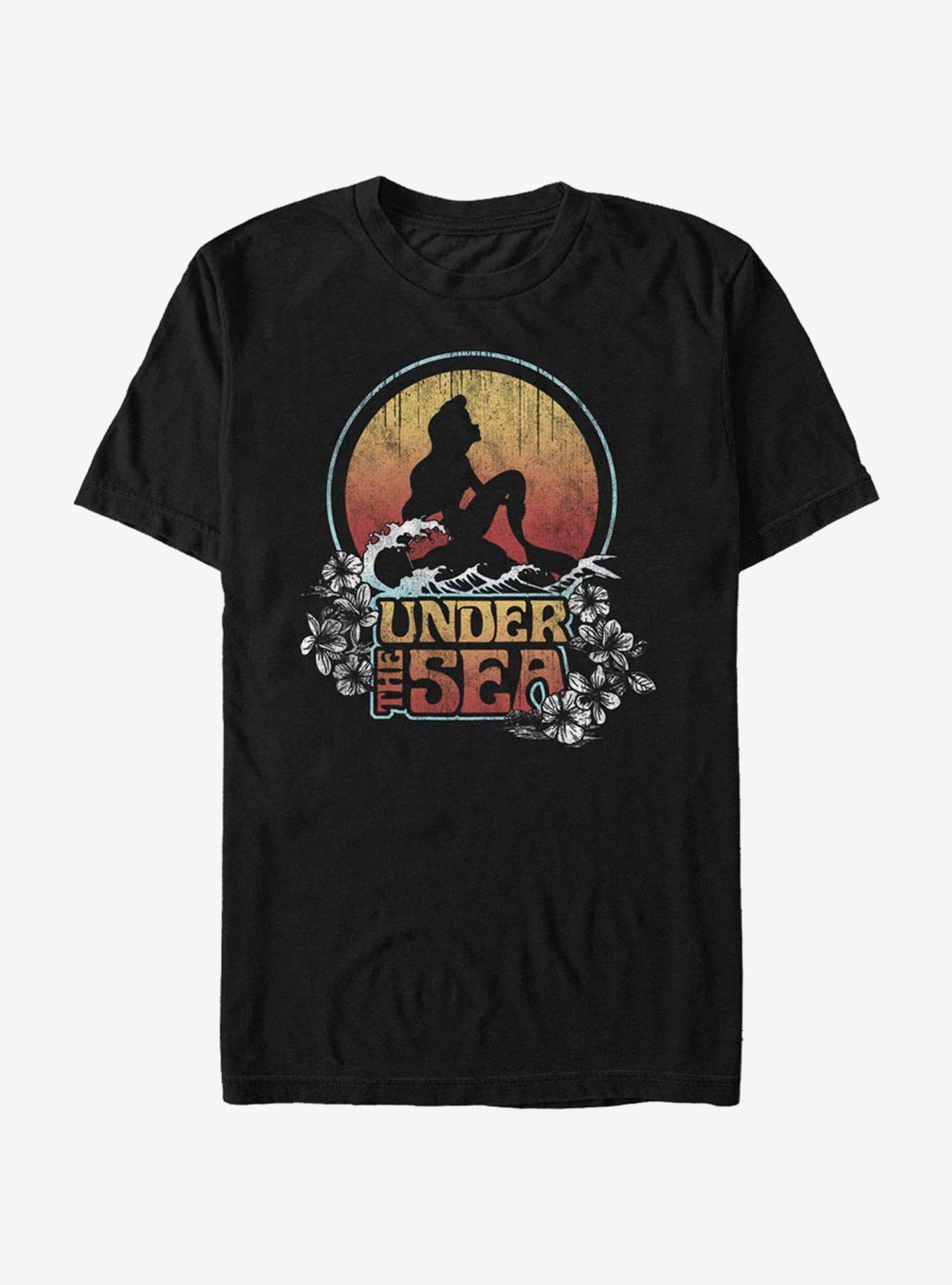 Disney Little Mermaid Under The Sunset T-Shirt, , hi-res